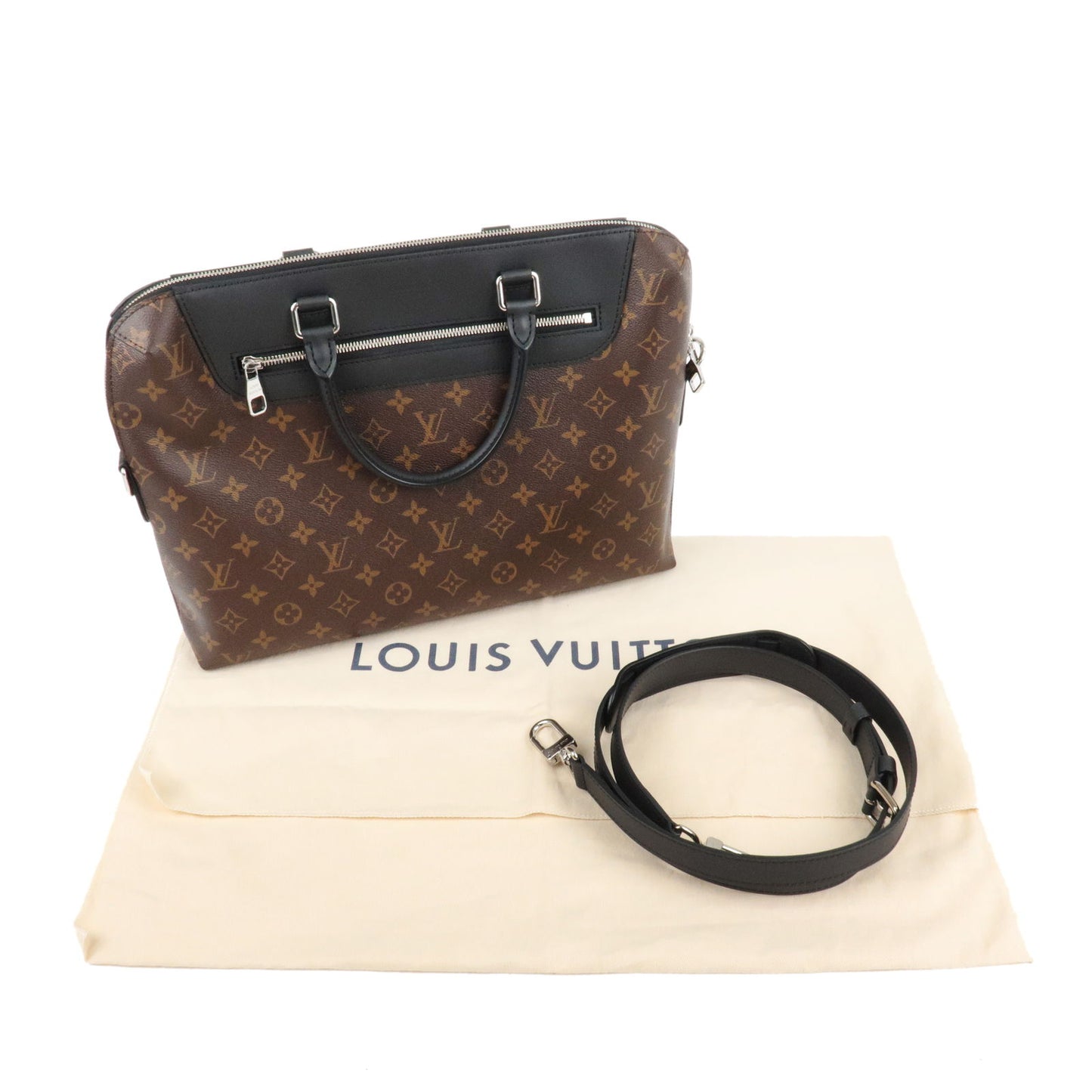 Louis Vuitton Macassar Porte-Documents Jour Business Bag M54019