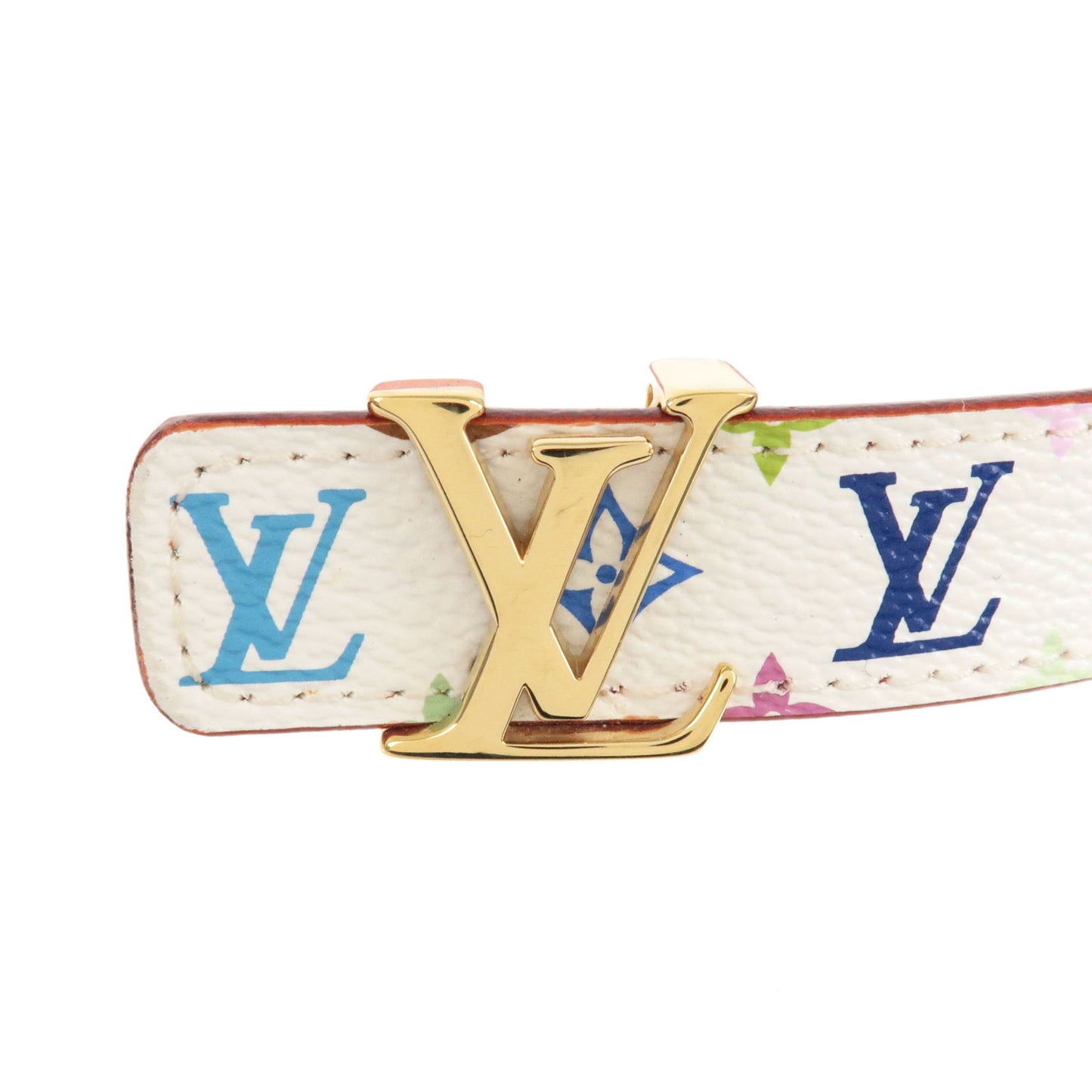 Louis Vuitton Monogram Multicolor Saint Tulle Belt 80/32 M9630
