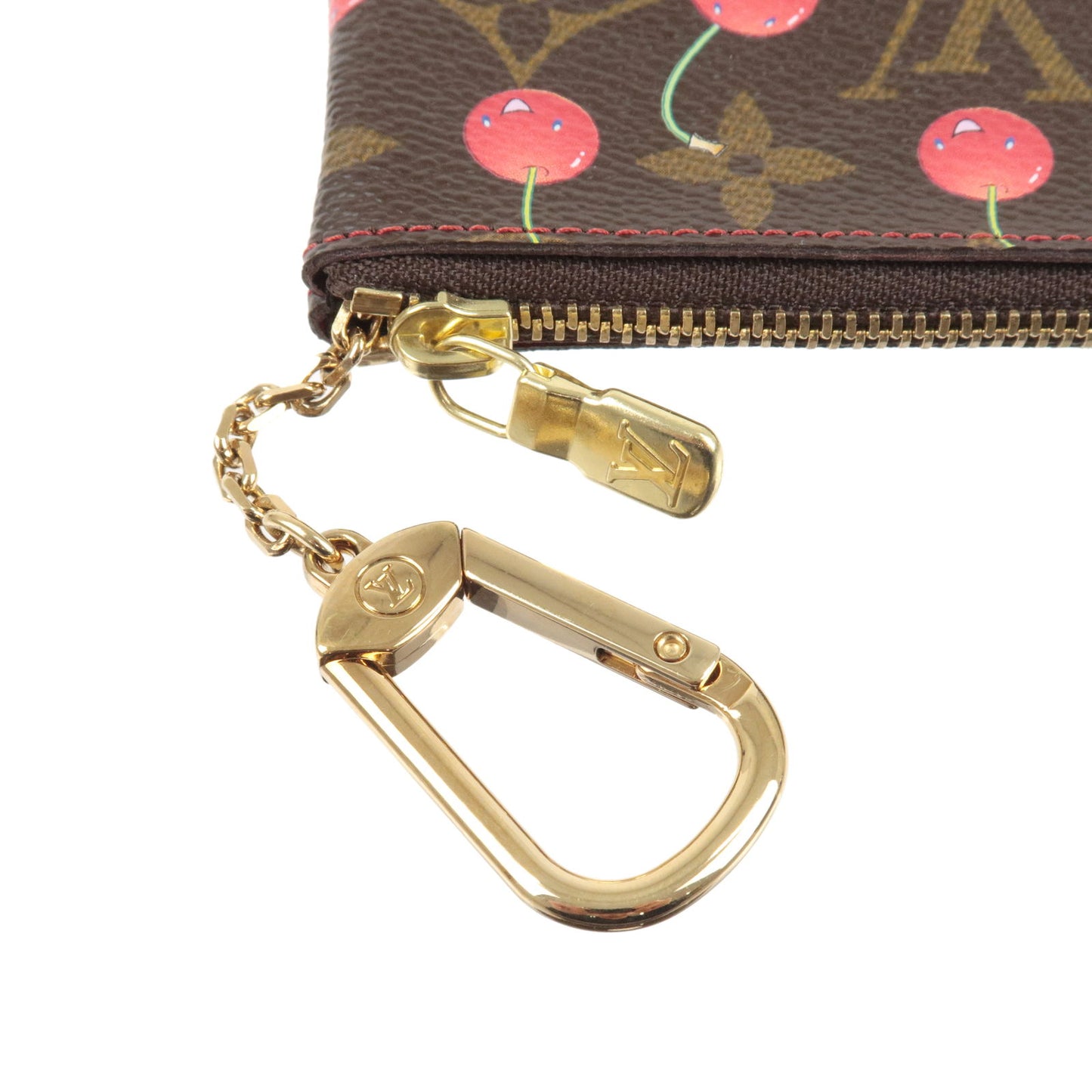 Louis Vuitton Monogram Cherry Pochette Cles Coin Case M95042