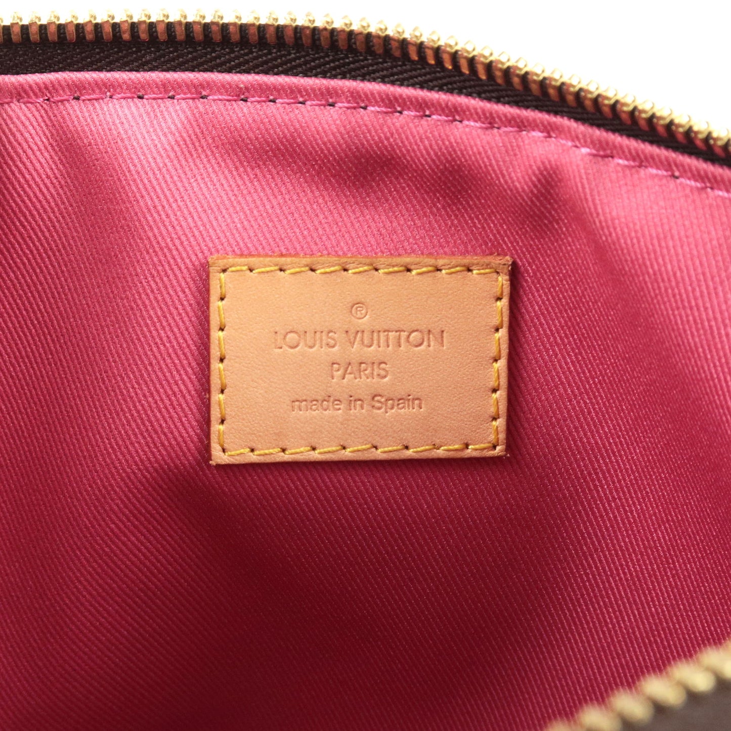 louis vuitton lorette (cross body bag .. lovin the pink and mustard strap)