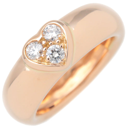 Tiffany&Co.-Friendship-Ring-3P-Diamond-K18-750PG-Rose-Gold-US5.5-6