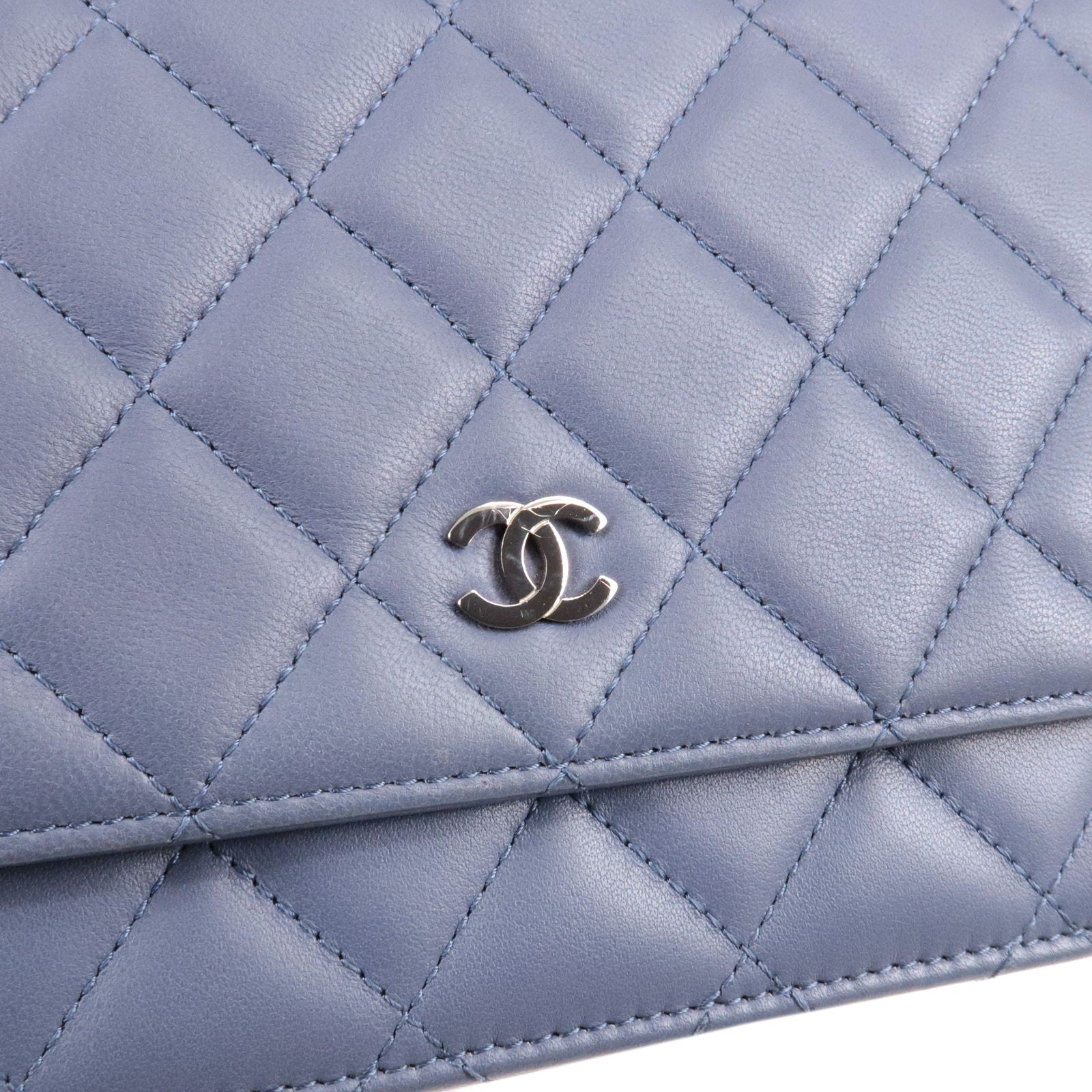 CHANEL-Matelasse-Lamb-Skin-Chain-Wallet-WOC-Blue-A33814 – dct-ep_vintage  luxury Store