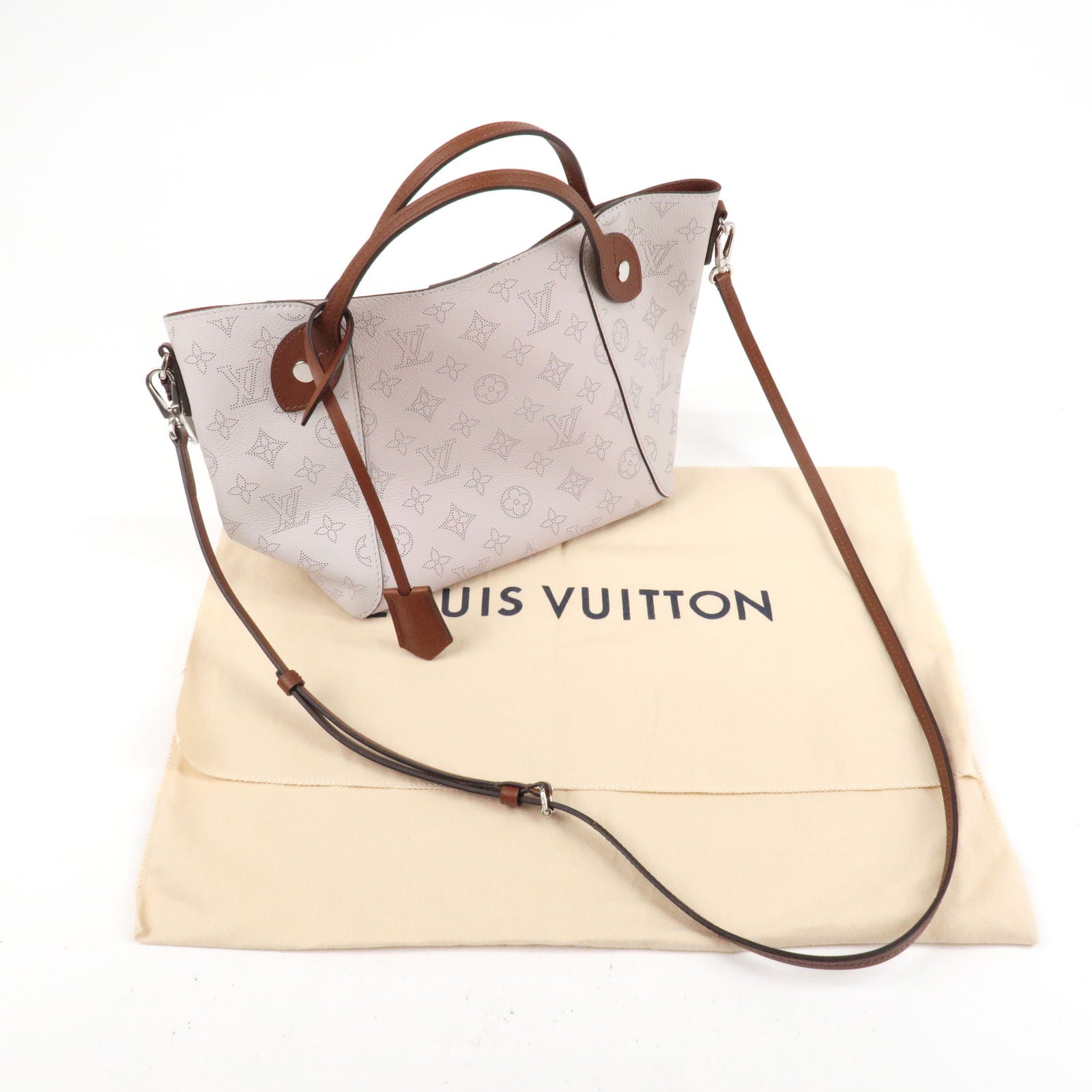  Louis Vuitton, female Pre-Loved Pink Monogram Mahina Hina PM,  Pink : Luxury Stores