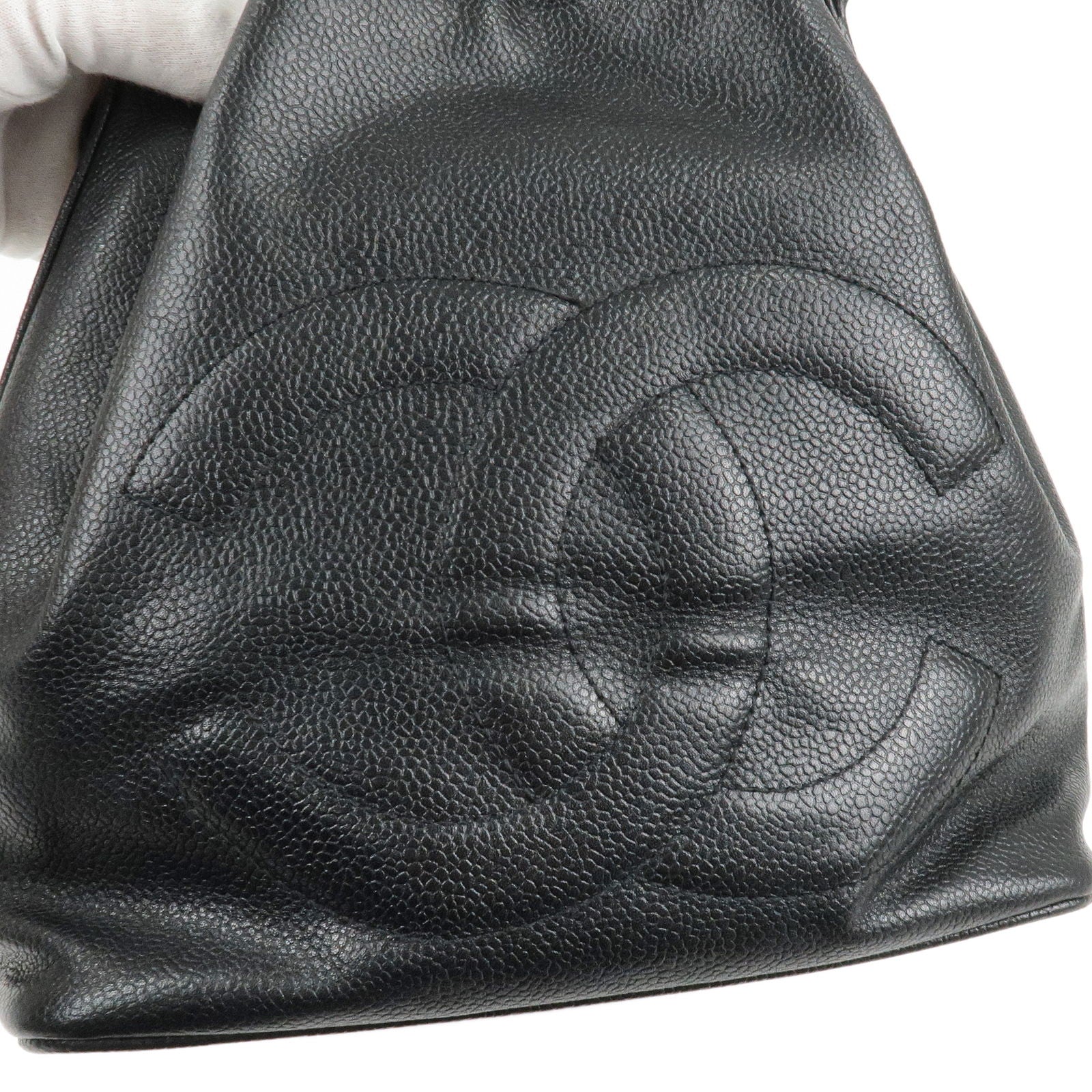 Chanel Vintage Chanel Black Quilted 2 Way Shoulder Hand Bag