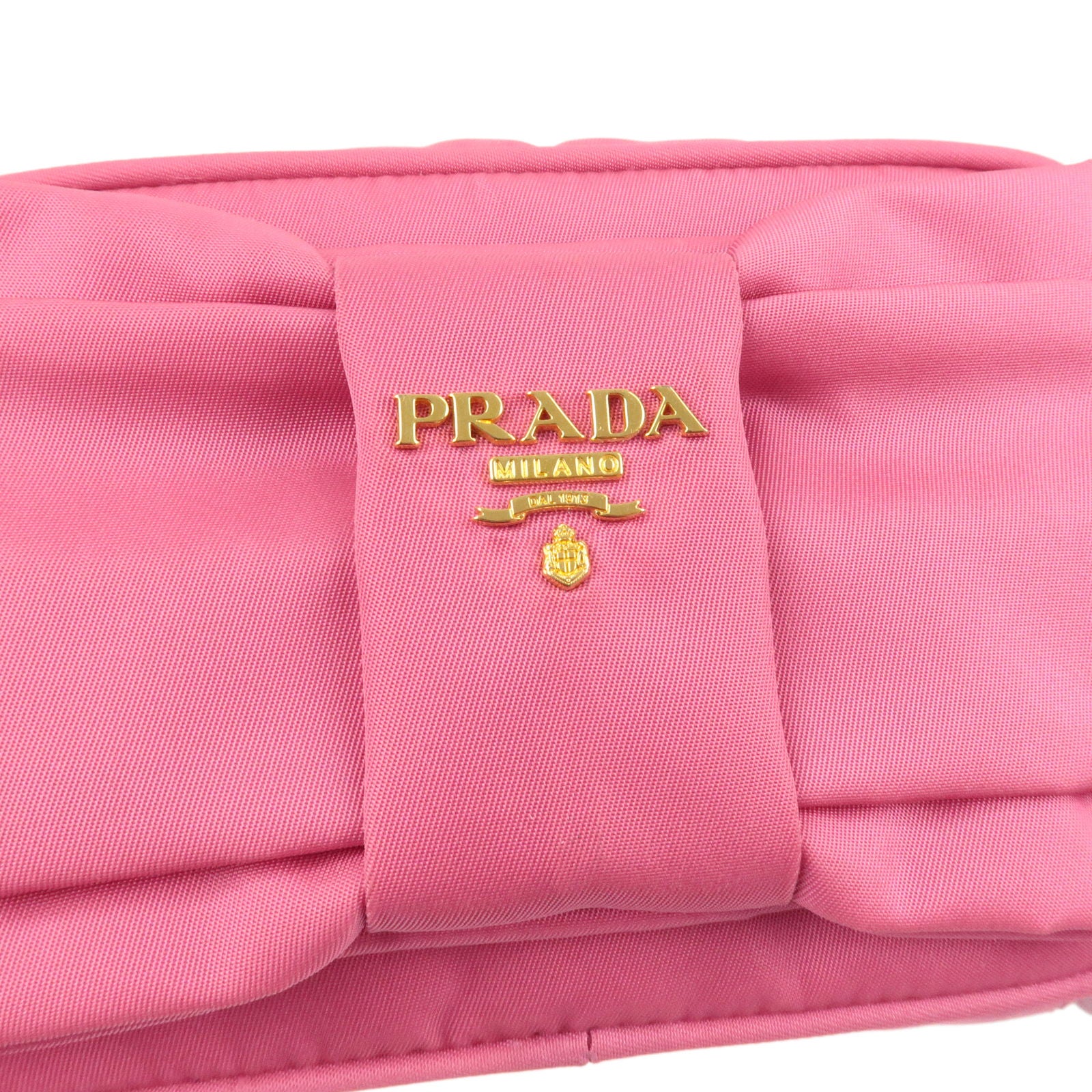 Leather crossbody bag Prada Pink in Leather - 29626277