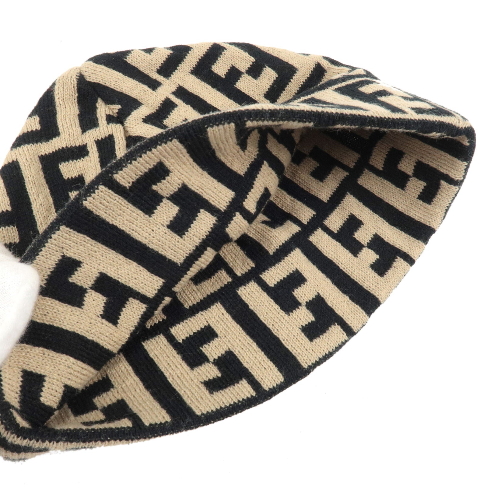 Fendi monogram beanie best sale