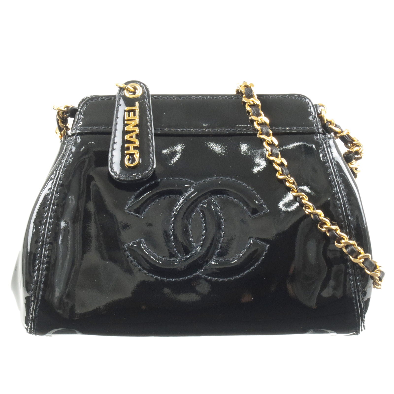 Chanel Pre Owned 1990 Mini Diamond Quilted Chain Crossbody Bag - ShopStyle