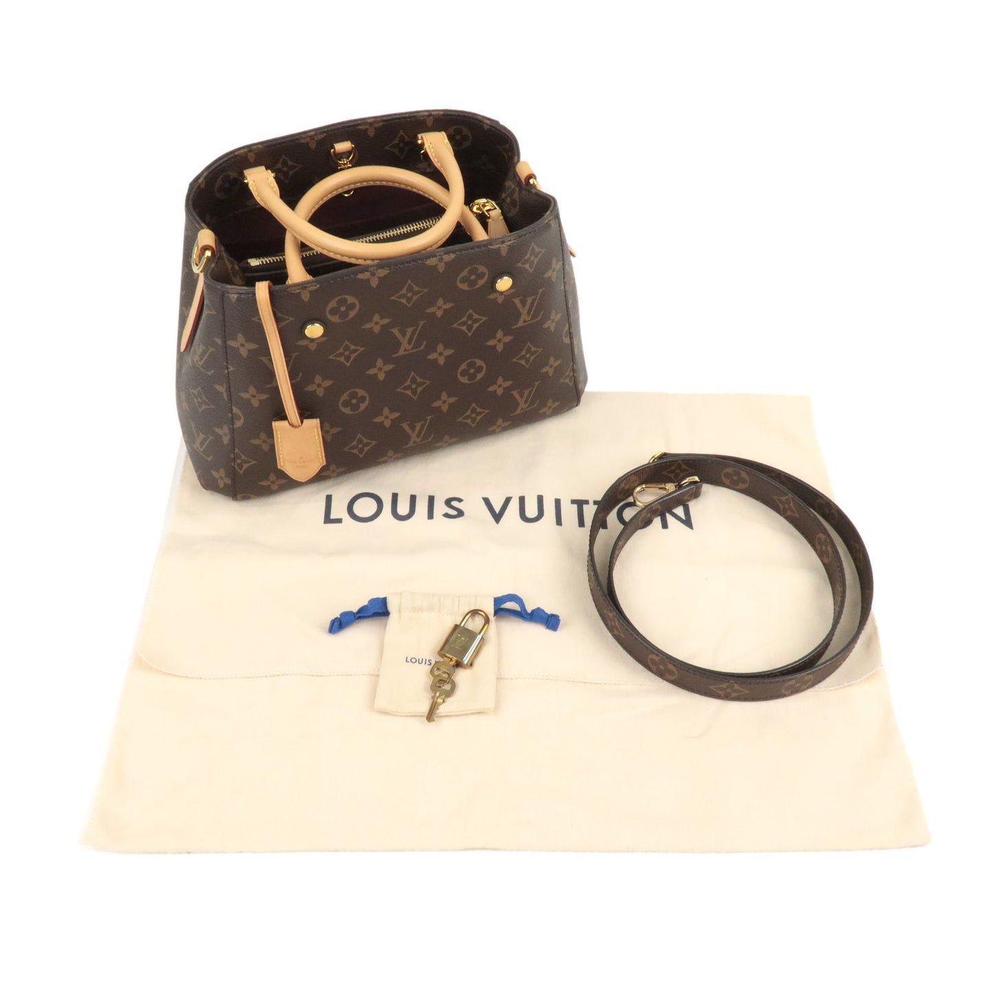 Louis Vuitton Monogram Montaigne BB 2Way Bag Hand Bag M41055