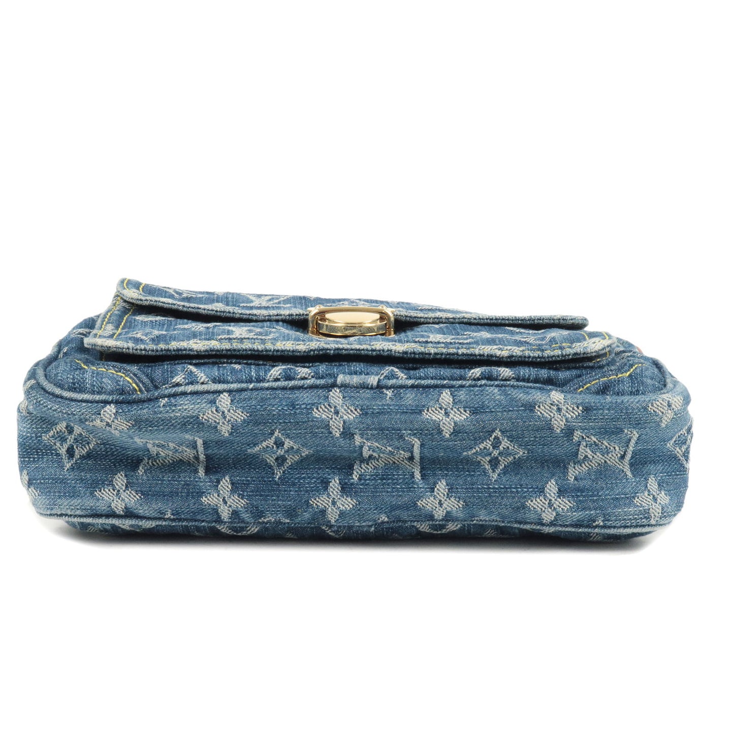 Louis Vuitton Monogram Denim Bumbag Waist Bag Blue M95347
