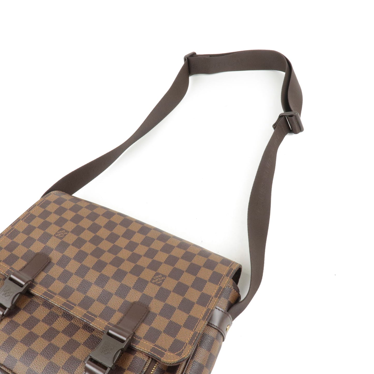 Louis Vuitton Damier Messenger Melville Shoulder Bag Ebene N51125 Brown  90192198