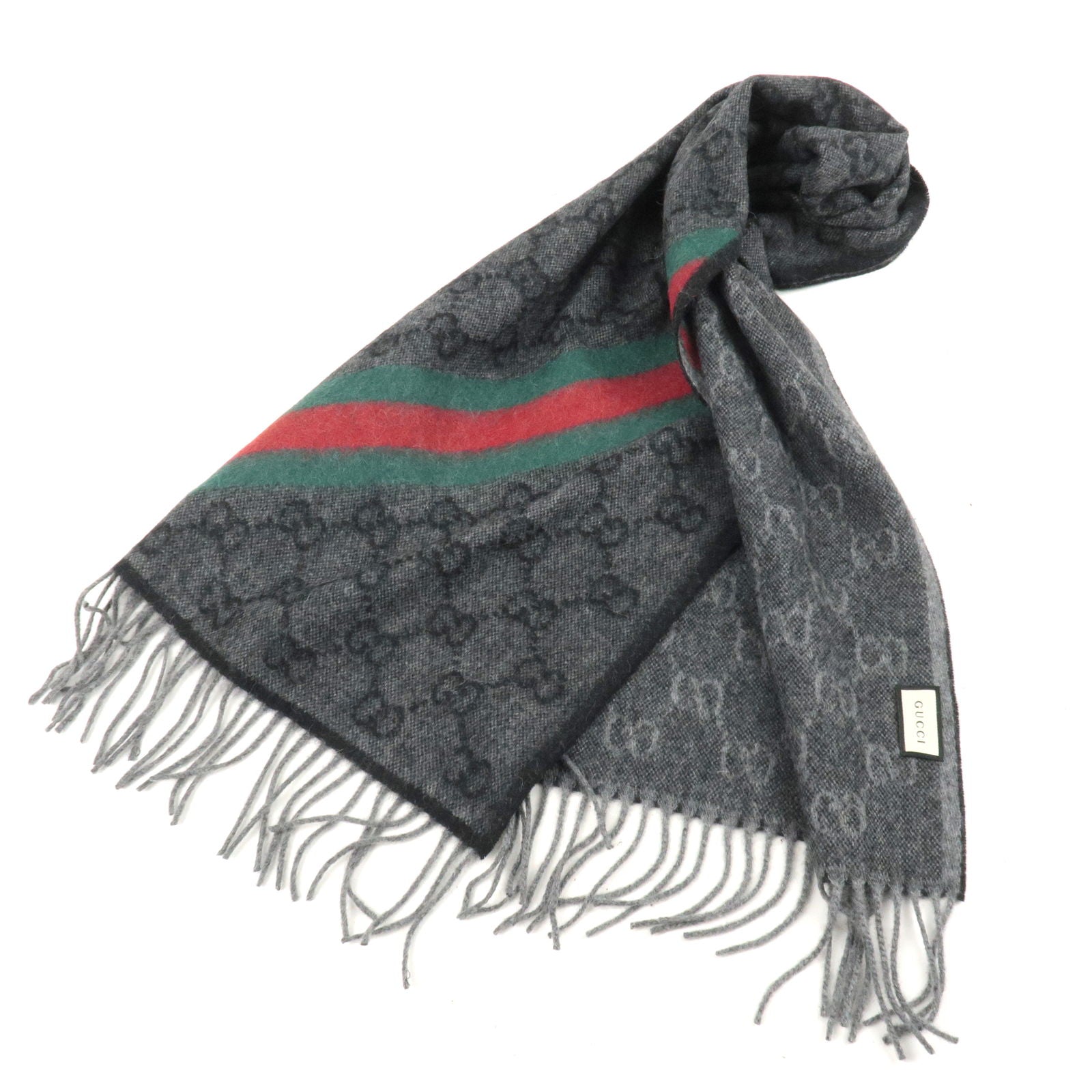 Gucci alpaca wool sales scarf