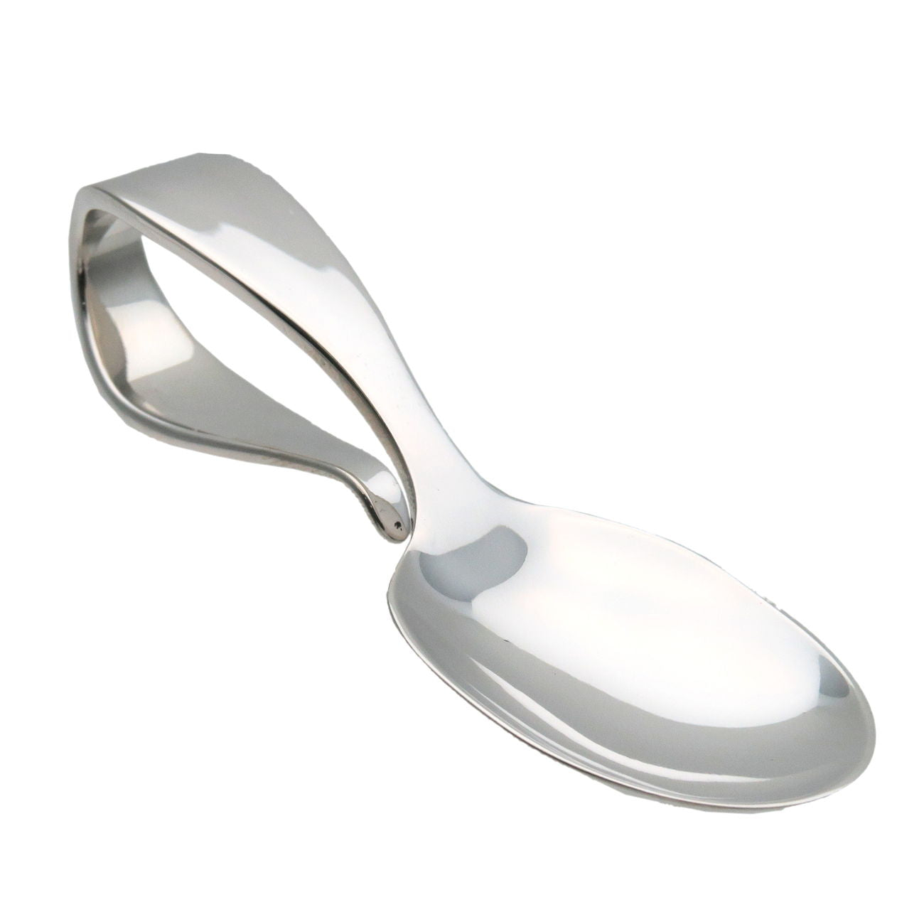 Loop Baby Spoon - Silver