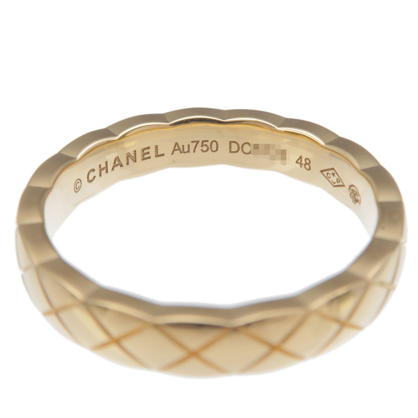 Chanel 18 Karat Yellow Gold Coco Crush Dress Ring at 1stDibs