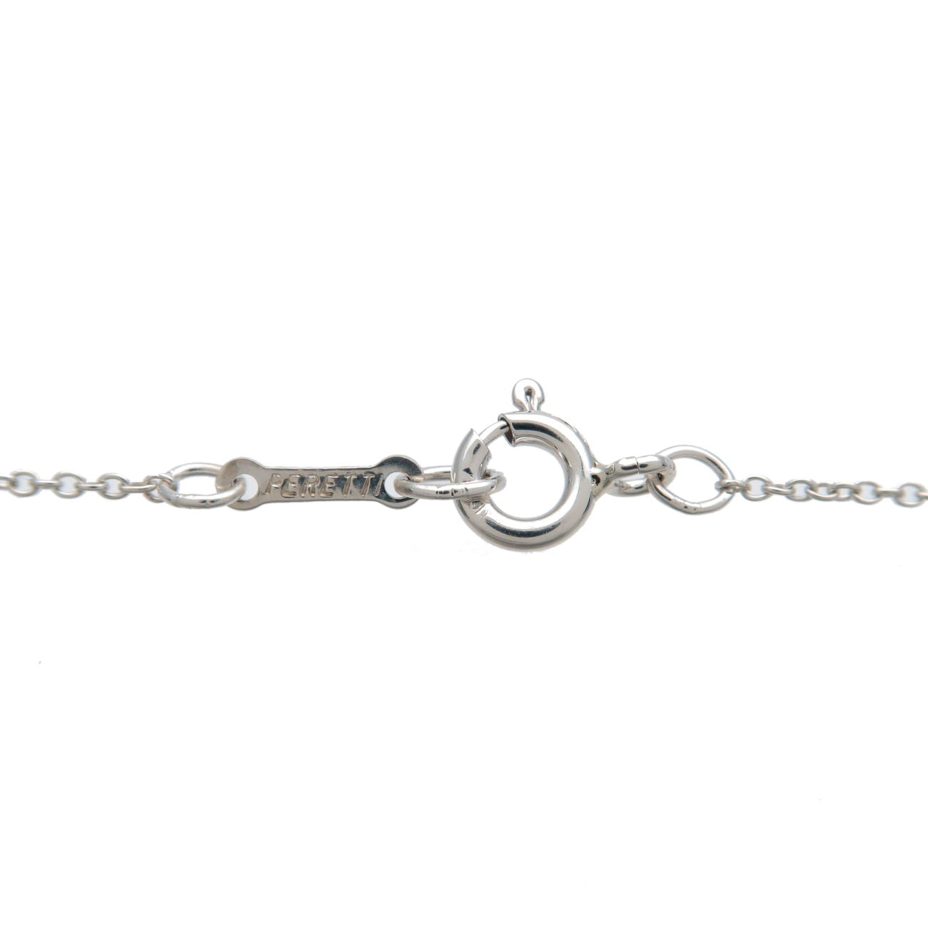 Tiffany&Co. Bean Bean Charm Necklace Medium SV925 Silver