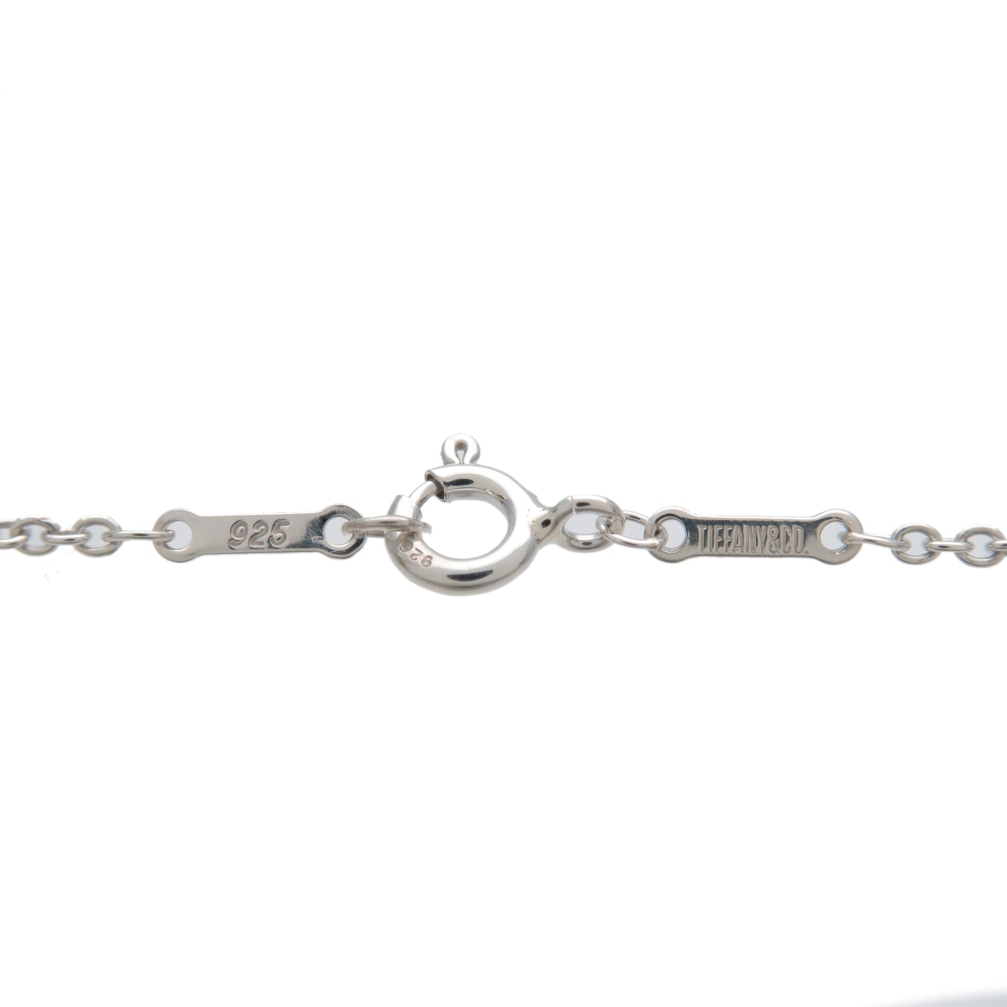 Tiffany&Co. Open Heart Necklace Medium SV925 Silver