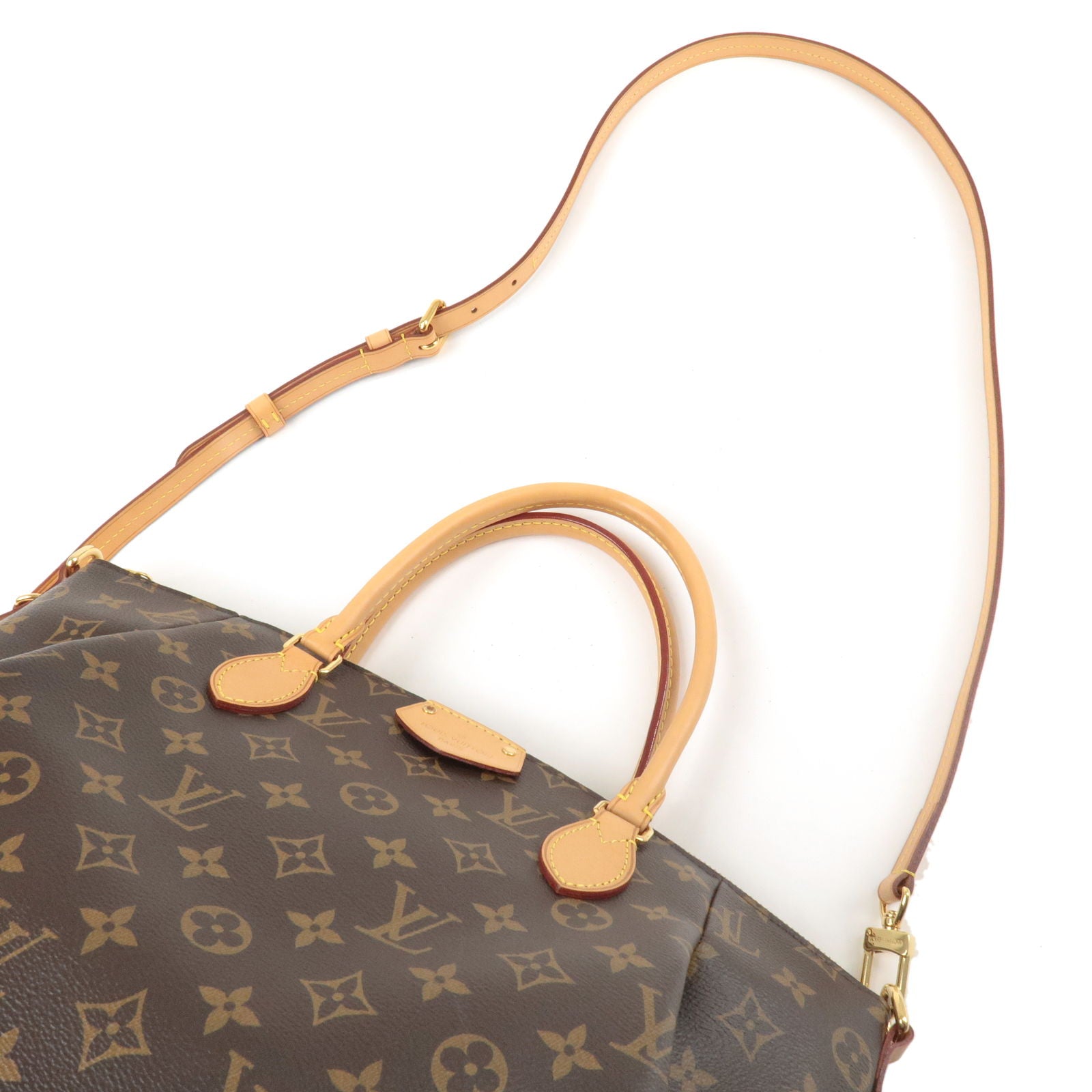 Louis Vuitton Monogram Turenne MM - Brown Handle Bags, Handbags