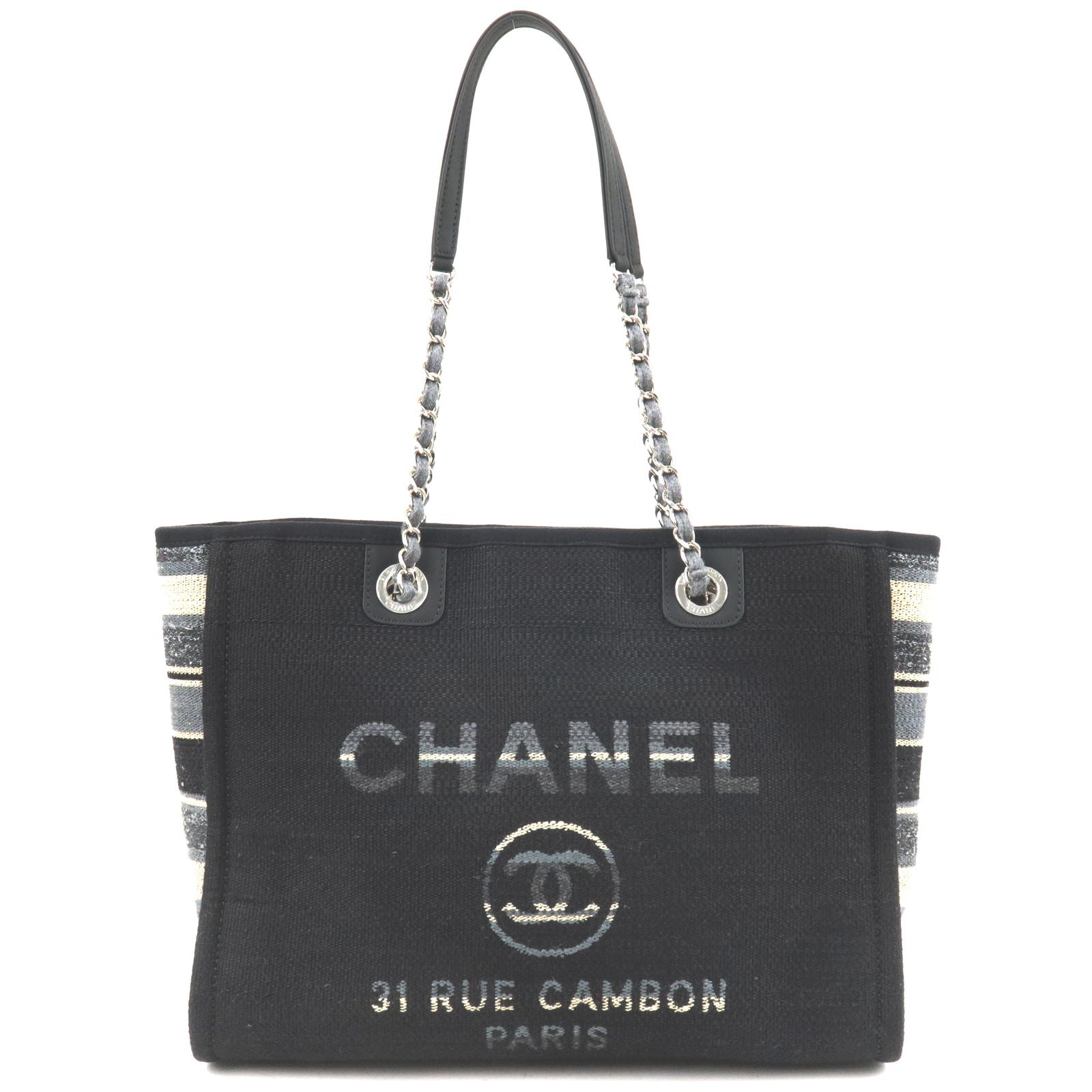 Deauville - Line - Chanel Gabrielle Small Hobo Bag - Tote - MM - Deauville  - A67001 – Chanel сумки конверти - CHANEL - Canvas - Leather - Bag