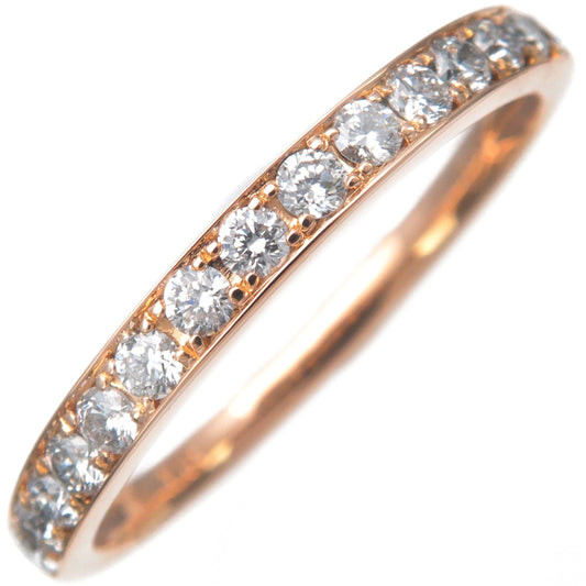 VENDOME-AOYAMA-Half-Eternity-Diamond-Ring-0.20ct-K18-Rose-Gold-US4