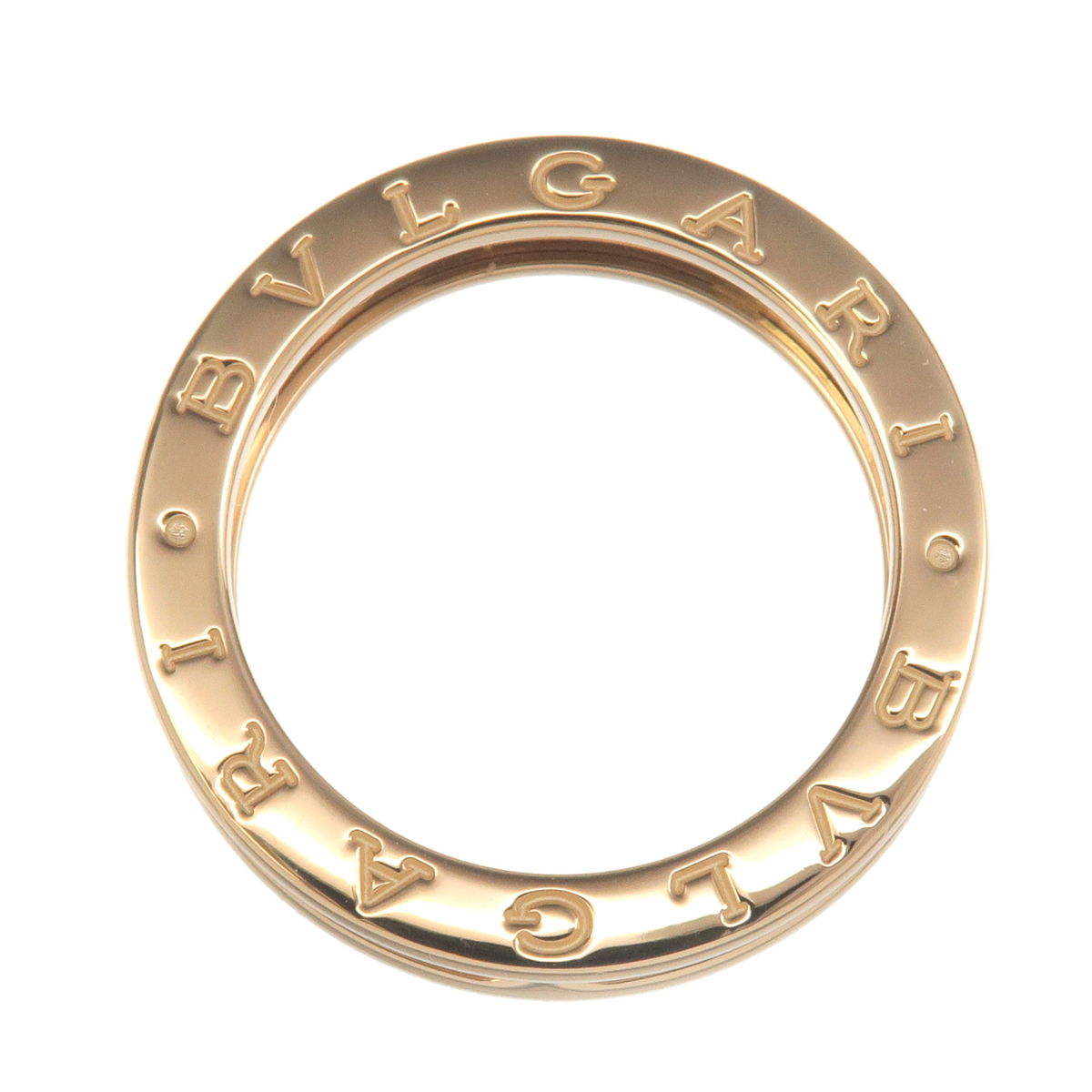 BVLGARI-B-zero1-One-Band-Ring-XS-K18YG-750-Yellow-Gold-#55-US7-7.5