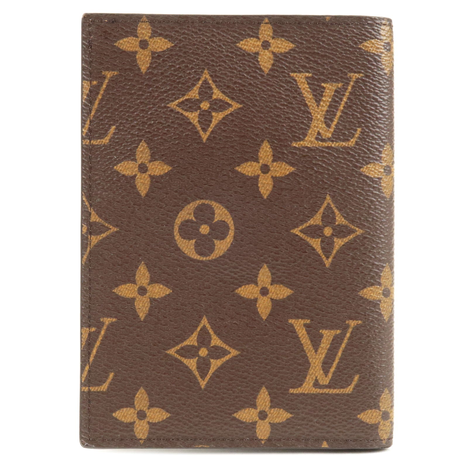 Couverture passeport cloth card wallet Louis Vuitton Brown in