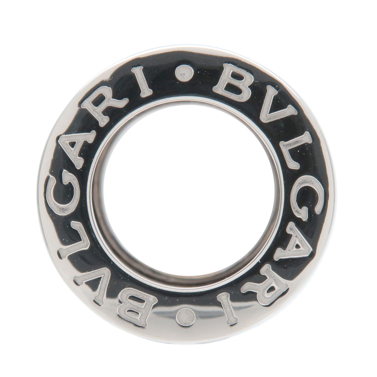 BVLGARI B-zero1 Necklace Pendant Top K18WG 750 White Gold