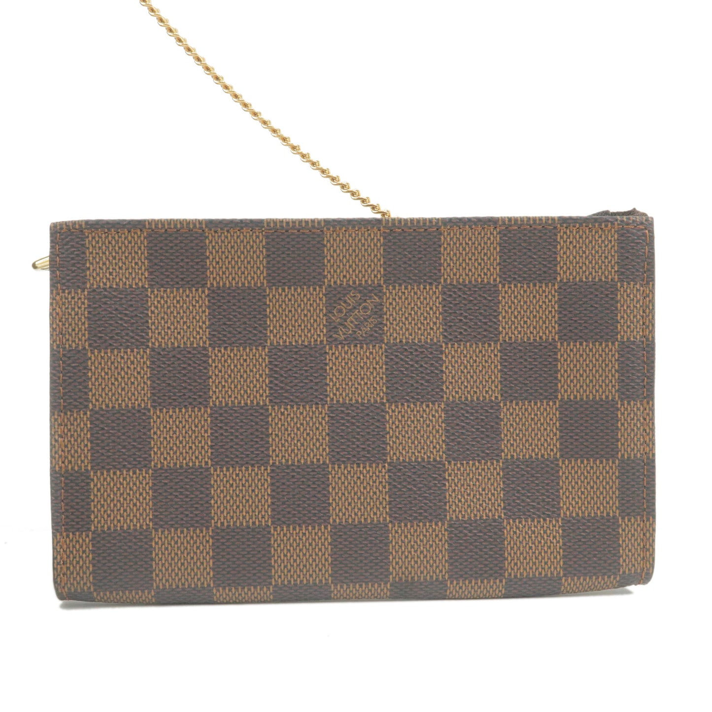 Louis Vuitton Damier Ebene Marais Tote Bag with Pouch N42240