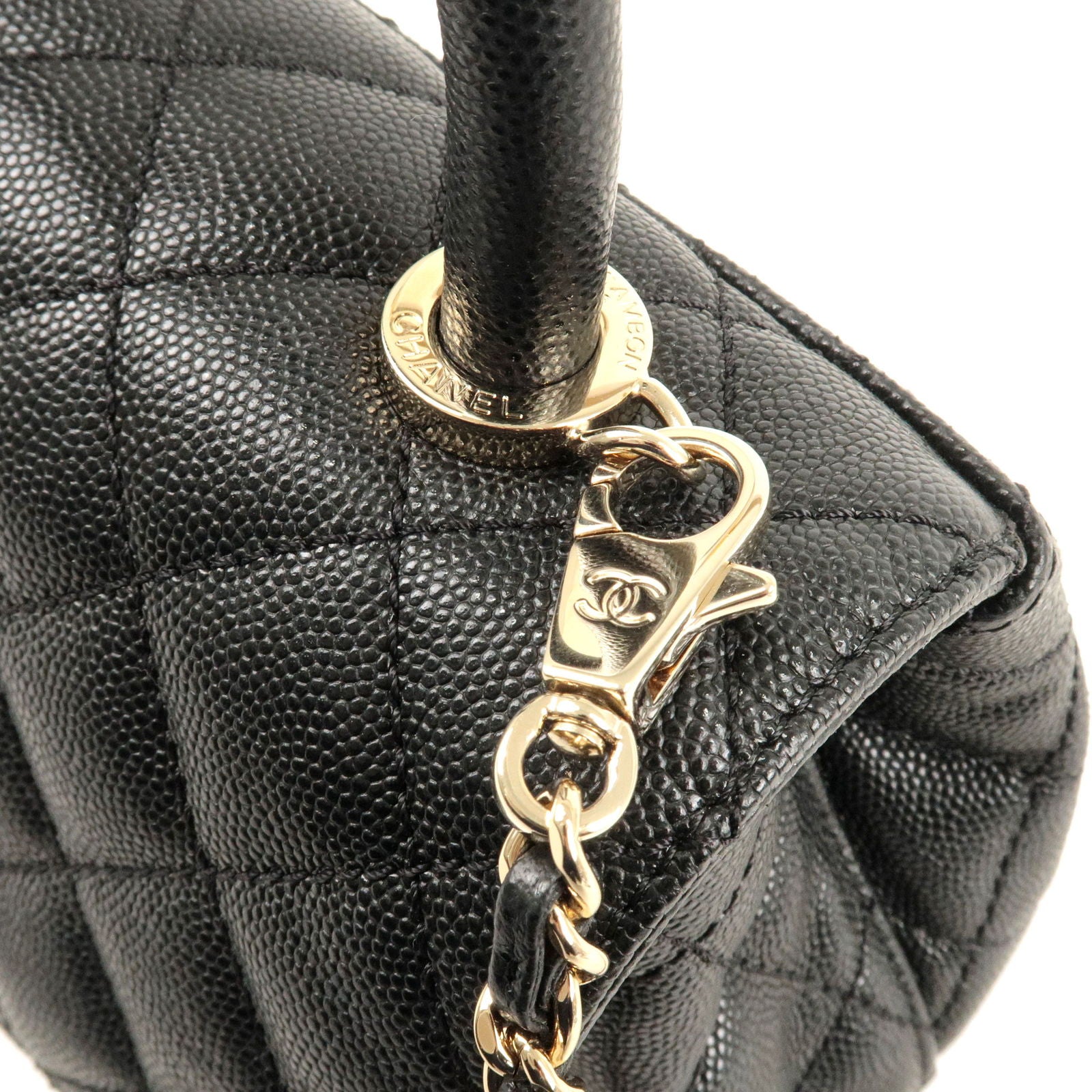 CHANEL Coco Handle Matelasse 2WAYHandbag Size XXS Black AS2215 Caviar –  GALLERY RARE Global Online Store
