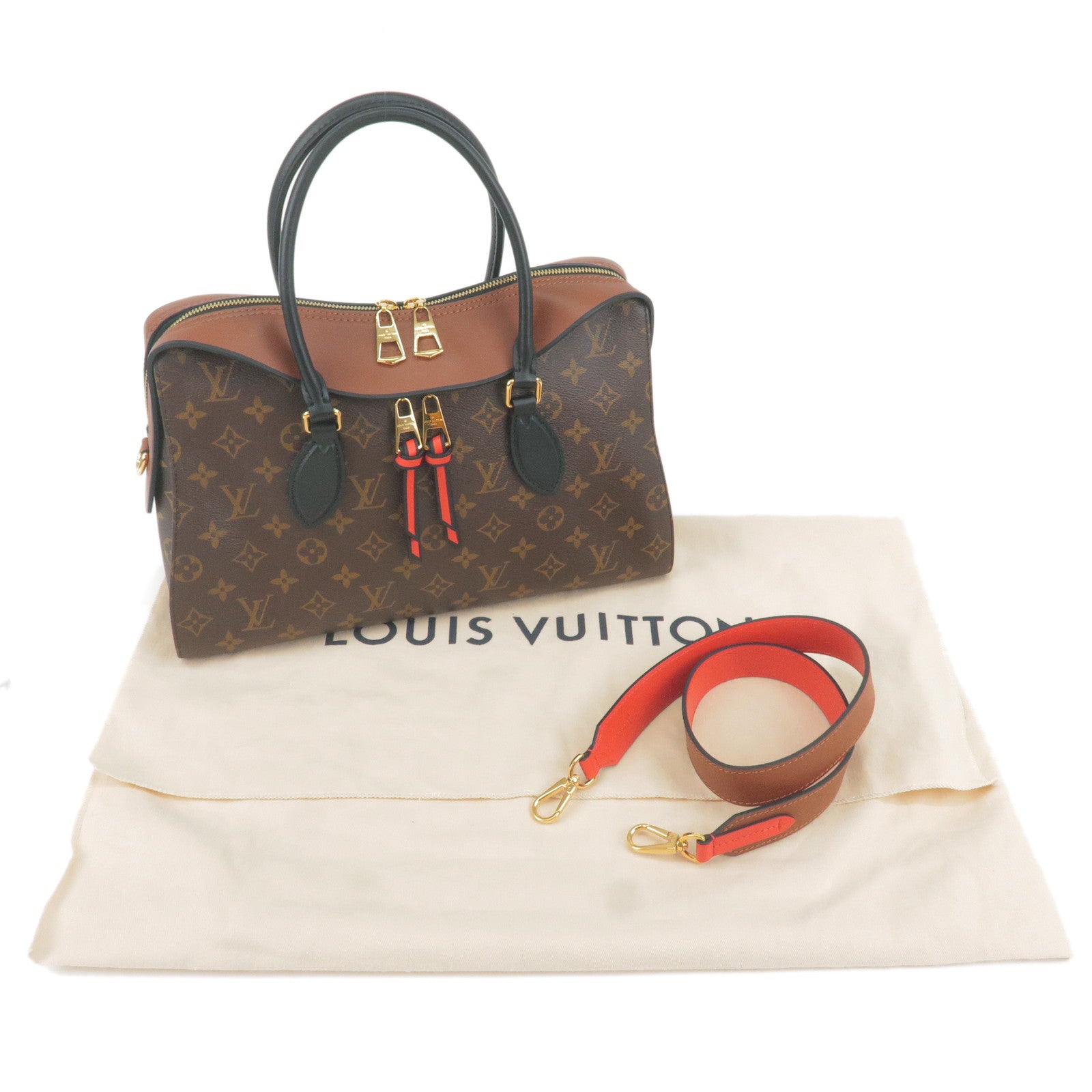 LOUIS VUITTON Louis Vuitton Monogram Tuileries Tote Caramel M41456 Ladies  Canvas Bag
