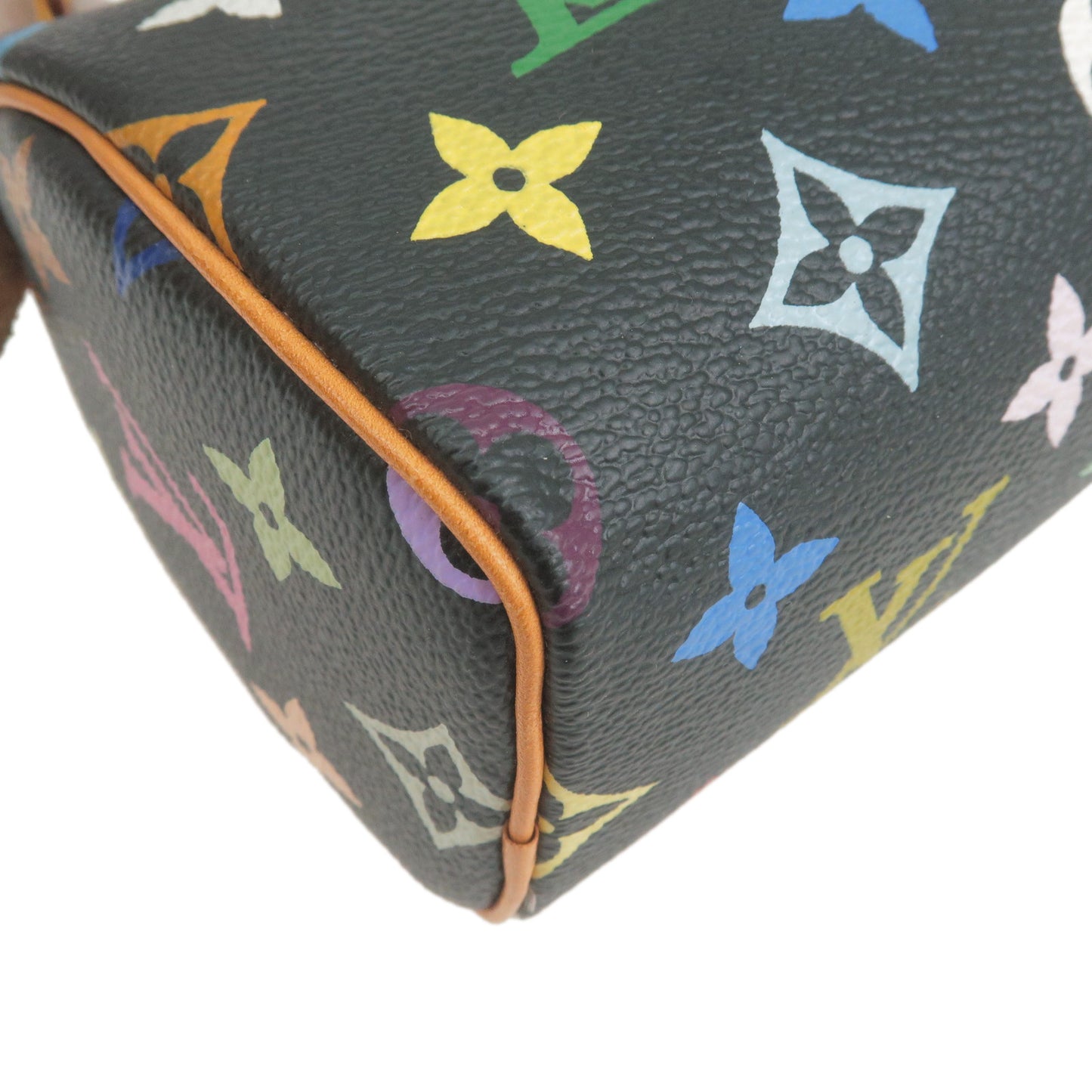 Louis-Vuitton-Monogram-MultiColor-Mini-Speedy-&-Strap-M92644-J00145Used-F/S