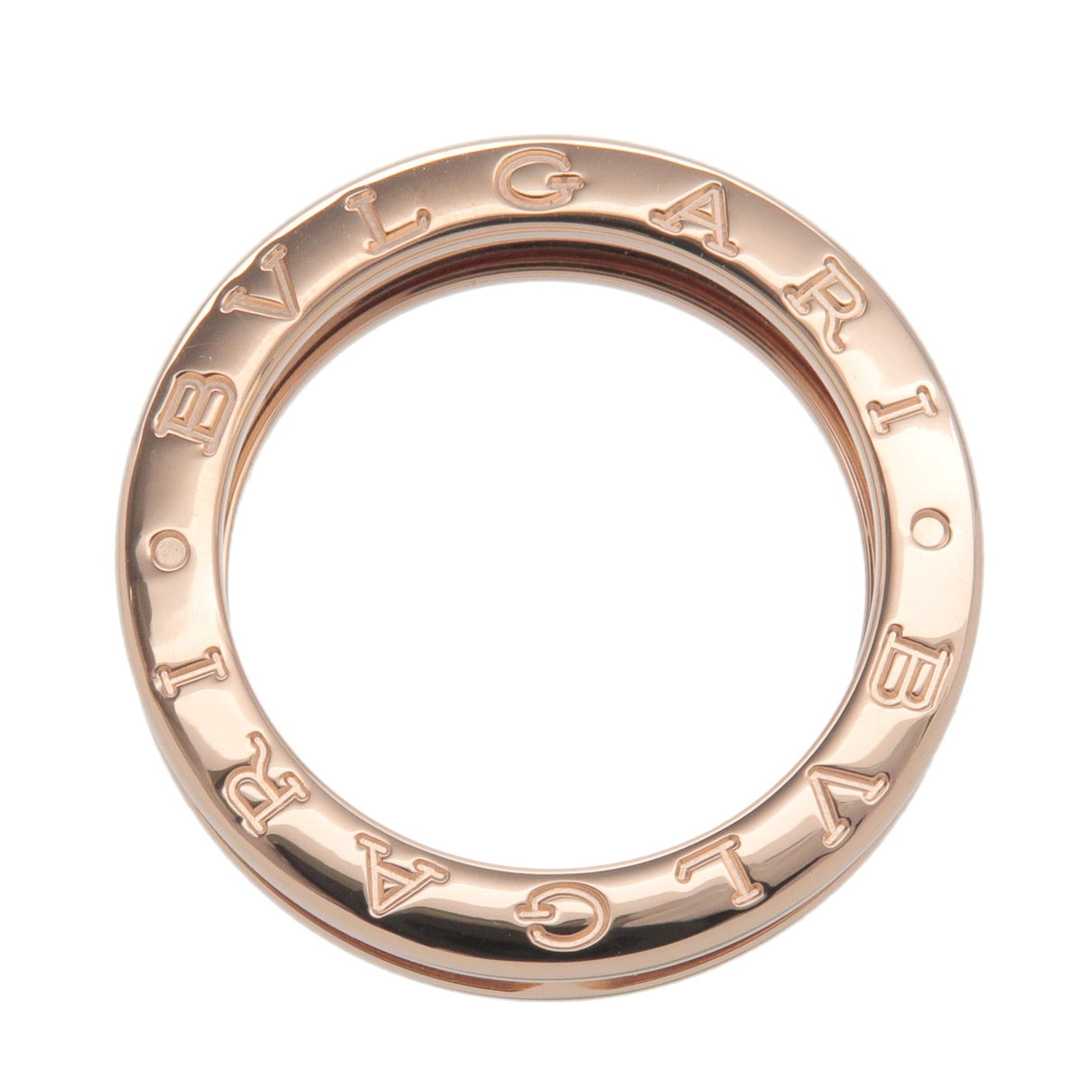 BVLGARI B-Zero1 Ring XS One Band Ring K18 750 Rose Gold #53 US6.5