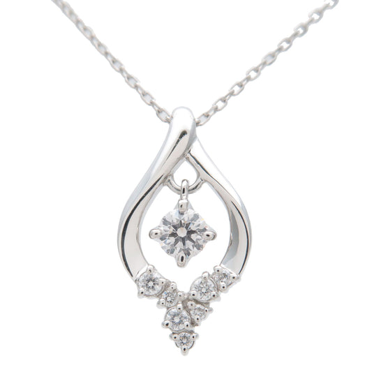 4c-Diamond-Necklace-0.163ct-0.068ct-PT850-Platinum