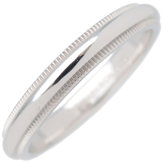 Tiffany&Co.-Milgrain-Band-Ring-PT950-Platinum-US8-HK17.5-EU56.5