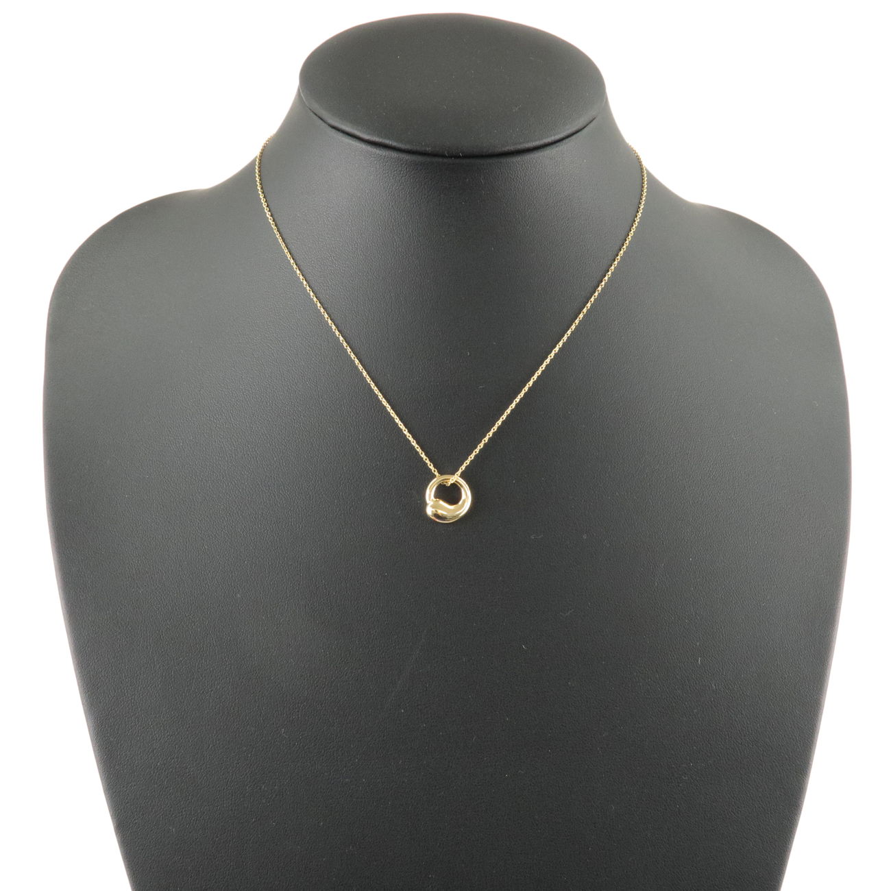 Tiffany&Co. Eternal Circle Necklace K18YG 750YG Yellow Gold