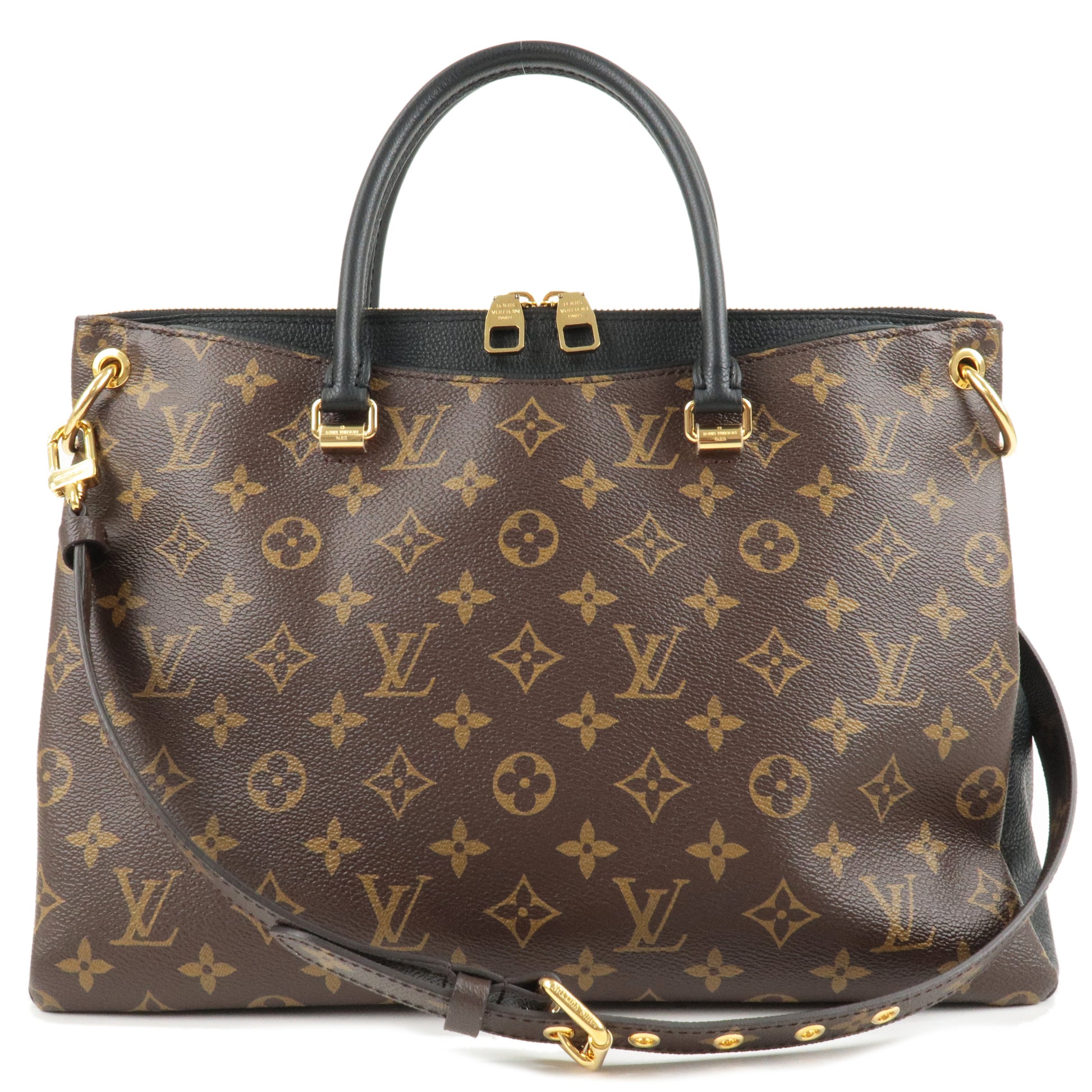 Pre-owned Louis Vuitton Fabric Handbag In Black