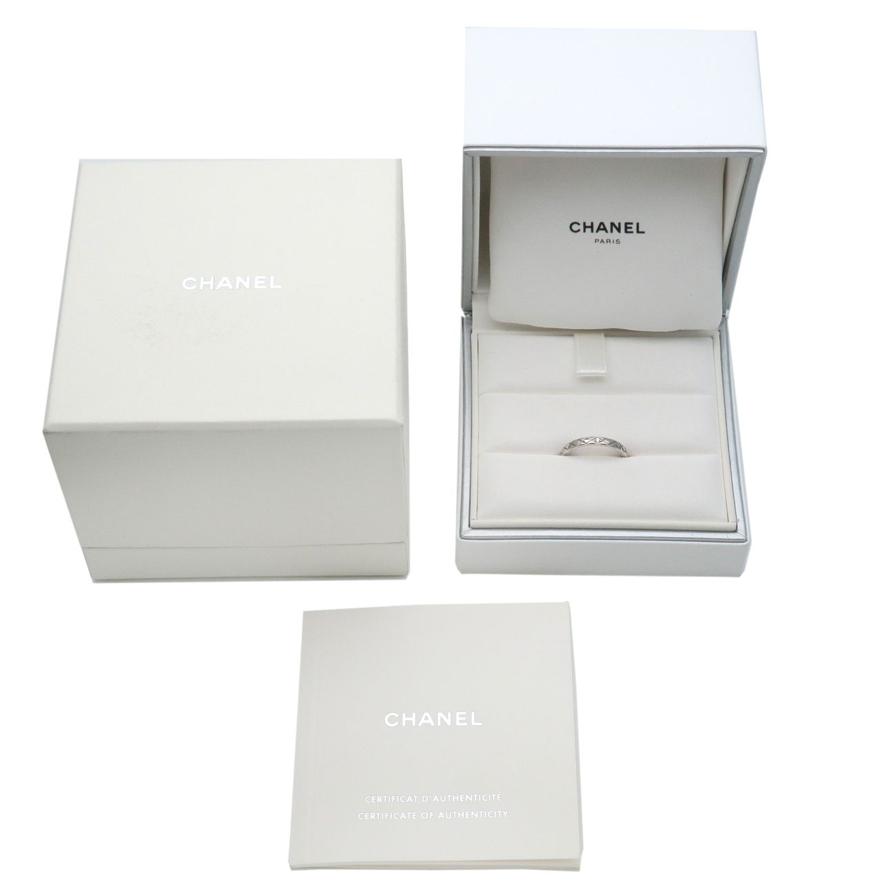 Authentic Chanel Silver Ring (Preowned)