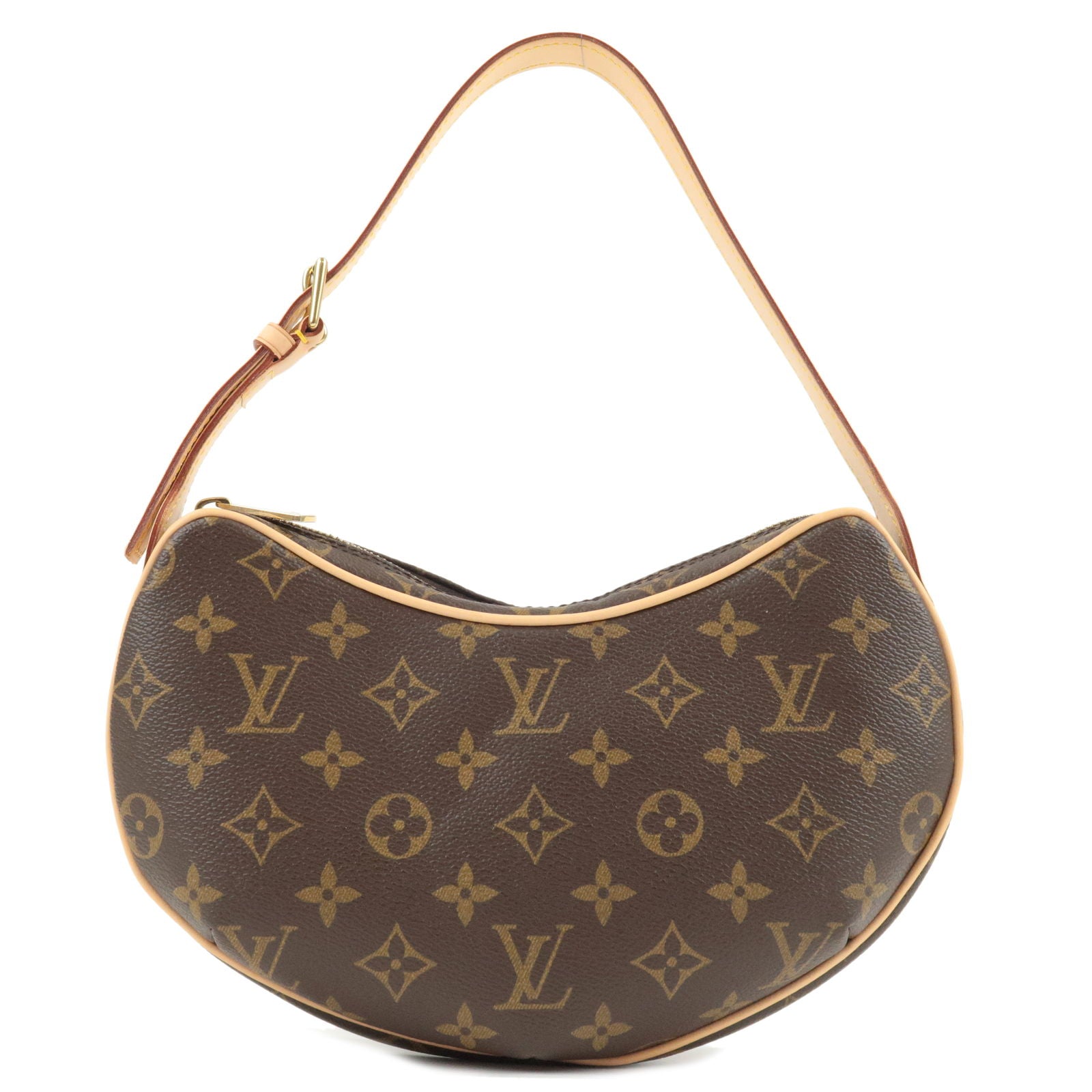 Louis Vuitton Pochette Croissant Handbag Purse Monogram M51510 MI0013 99848