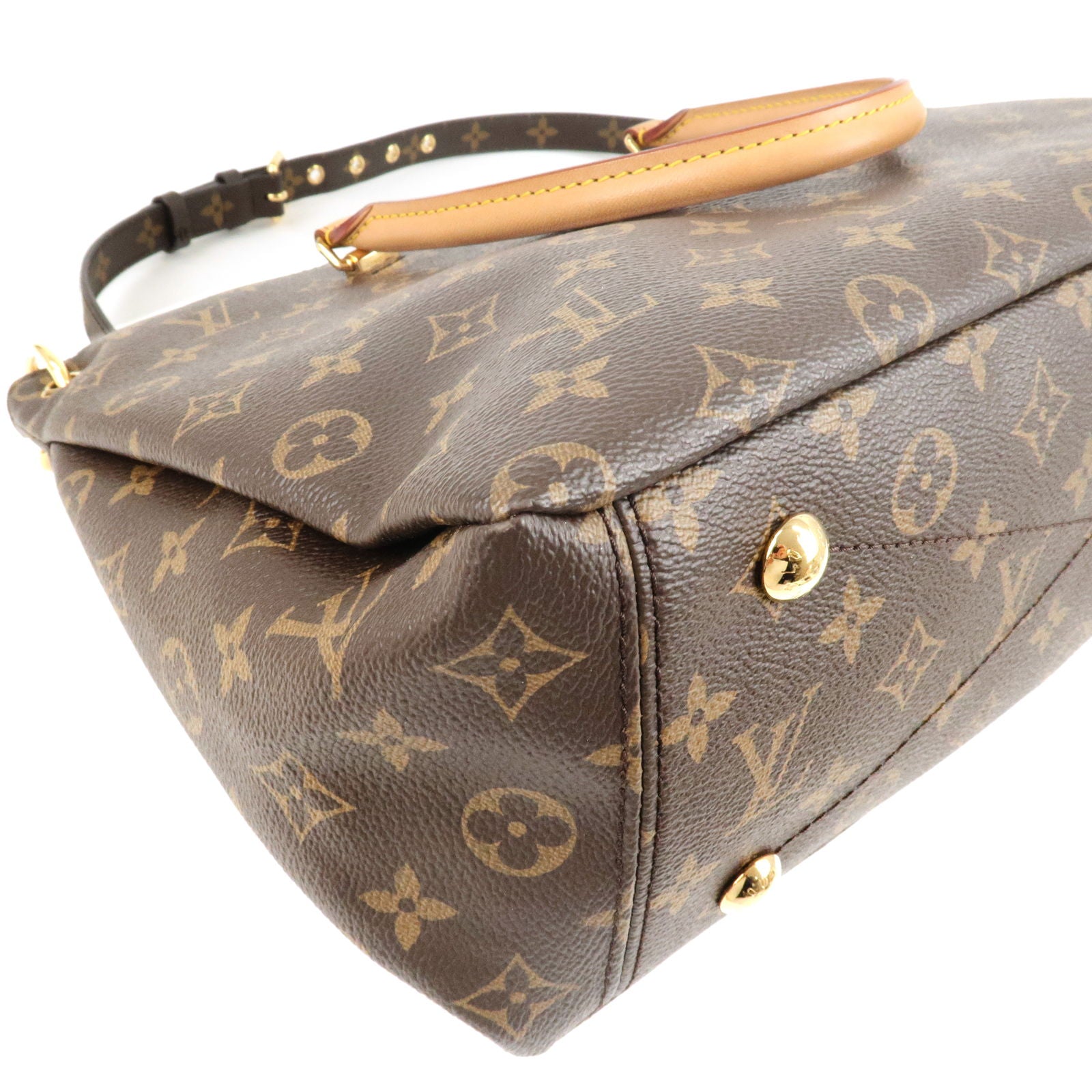 Louis Vuitton Monogram Pallas MM 2 Way Bag Hand Bag M40929