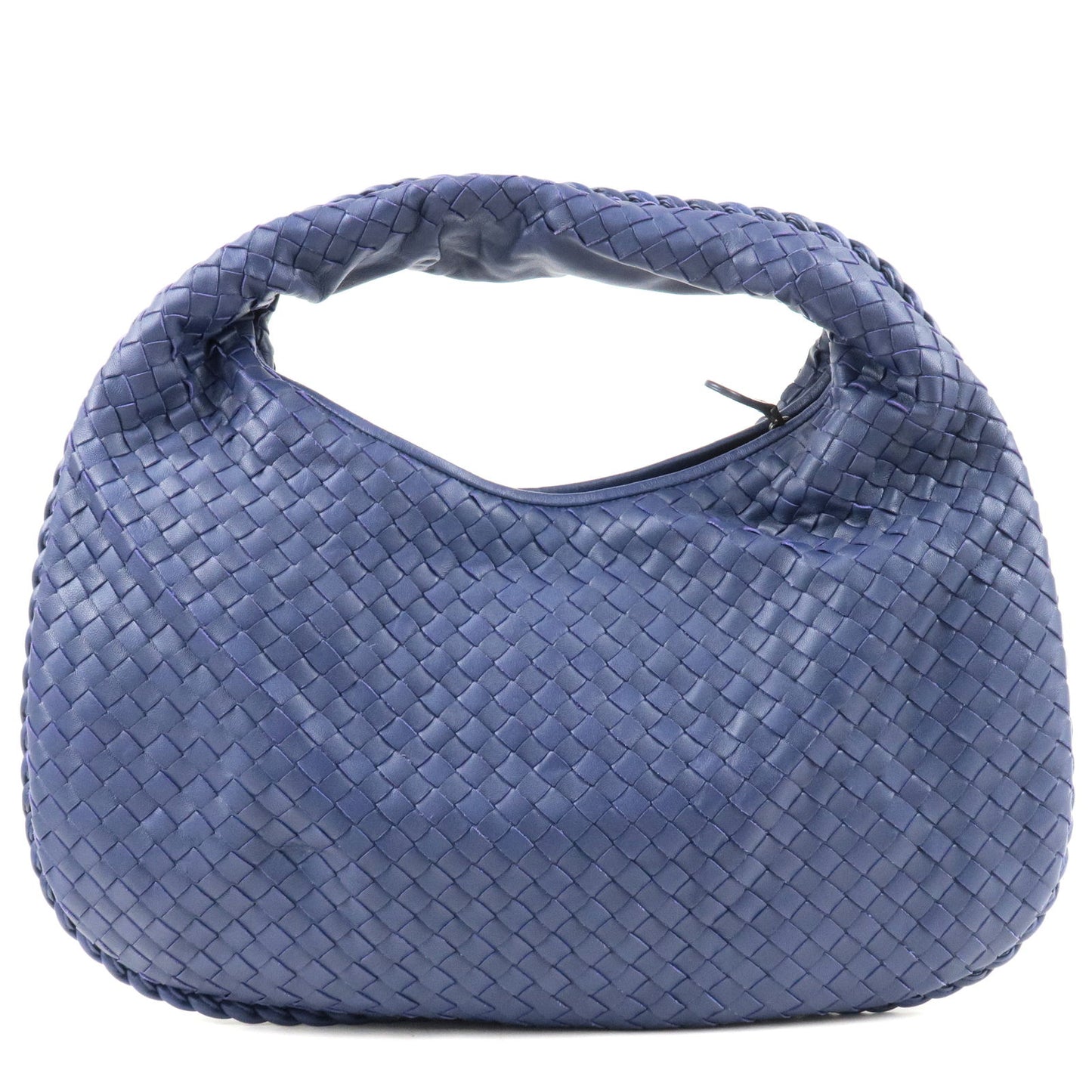 BOTTEGA VENETA Intrecciato Leather Shoulder Bag Purple 367637