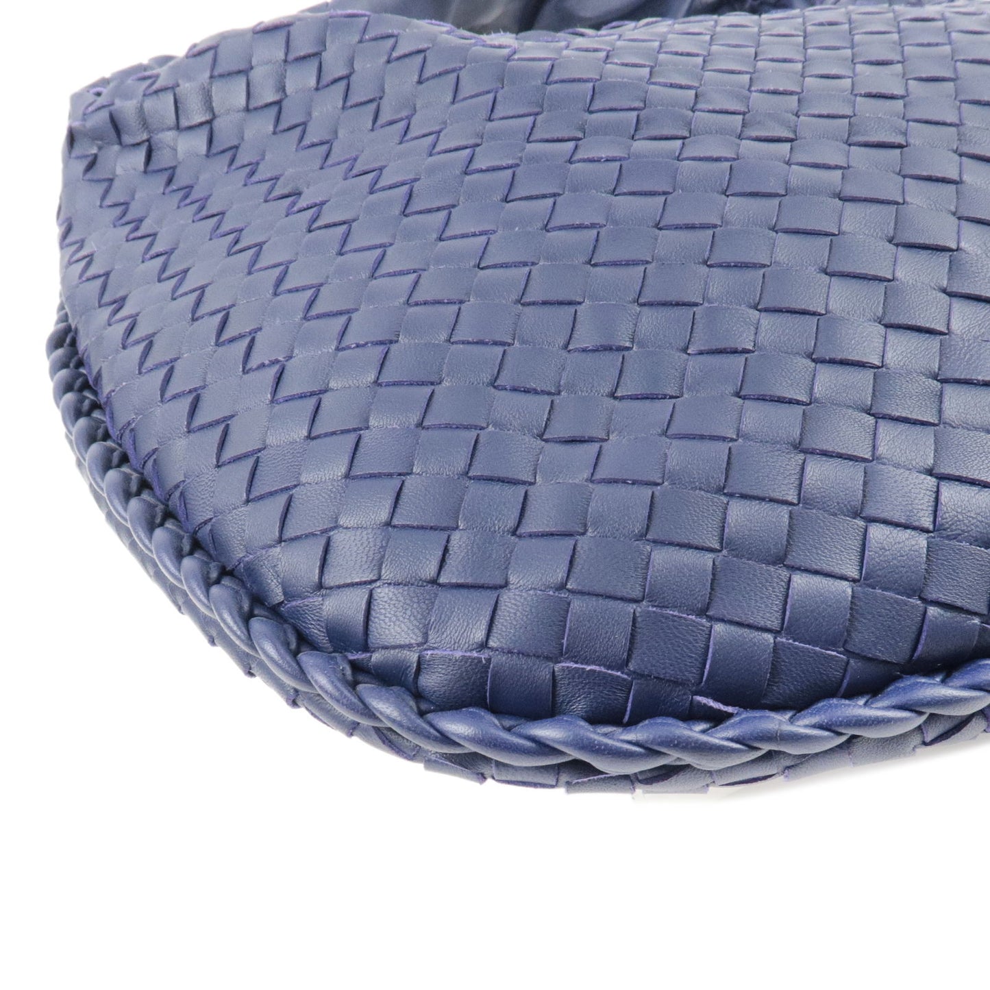 BOTTEGA VENETA Intrecciato Leather Shoulder Bag Purple 367637
