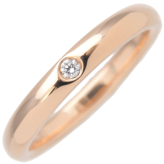 Tiffany&Co.-Stacking-Band-Ring-1P-Diamond-K18-750PG-US5.5-EU50.5