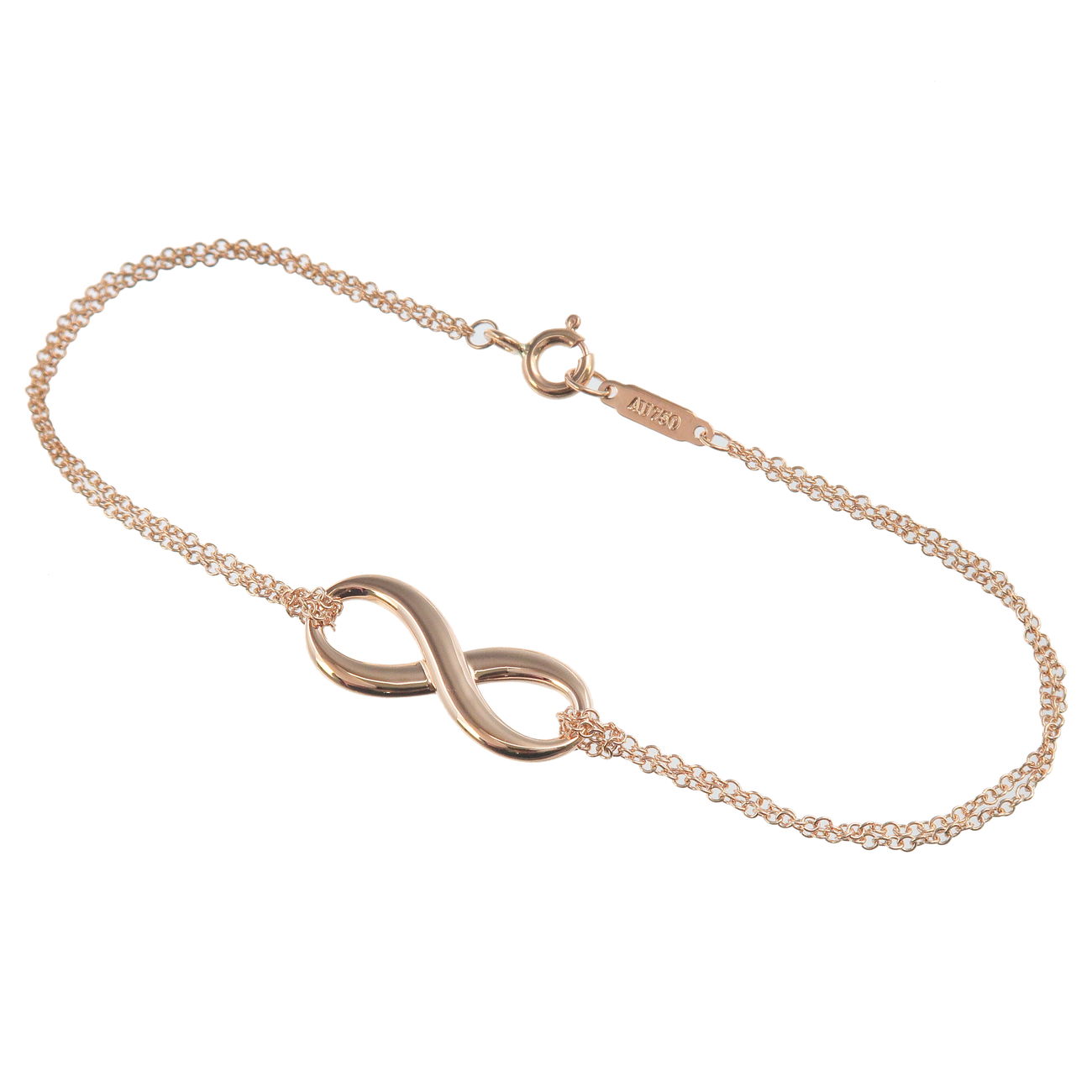 Tiffany&Co.-Tiffany-Infinity-Bracelet-K18PG-750PG-Rose-Gold