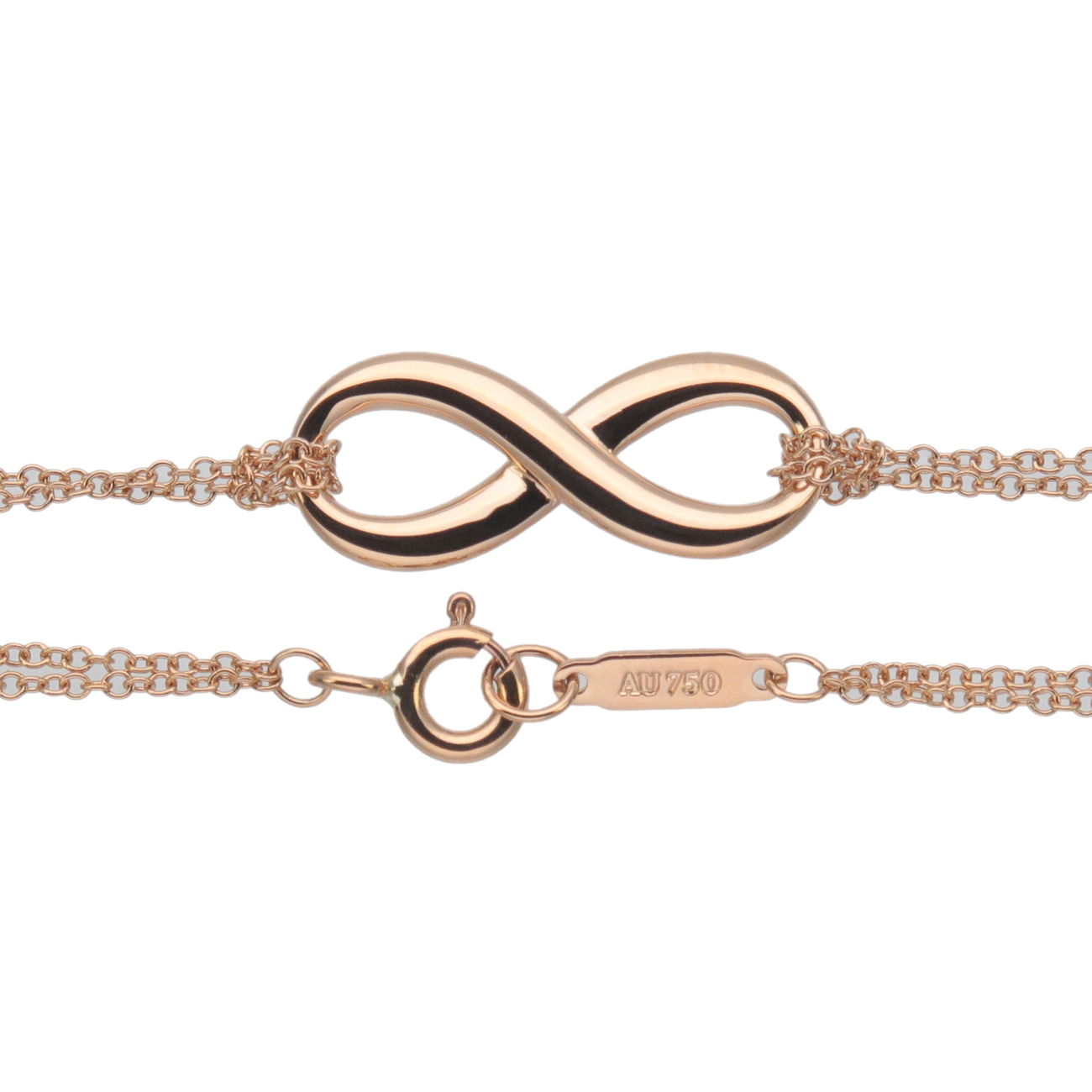 Tiffany&Co. Tiffany Infinity Bracelet K18PG 750PG Rose Gold