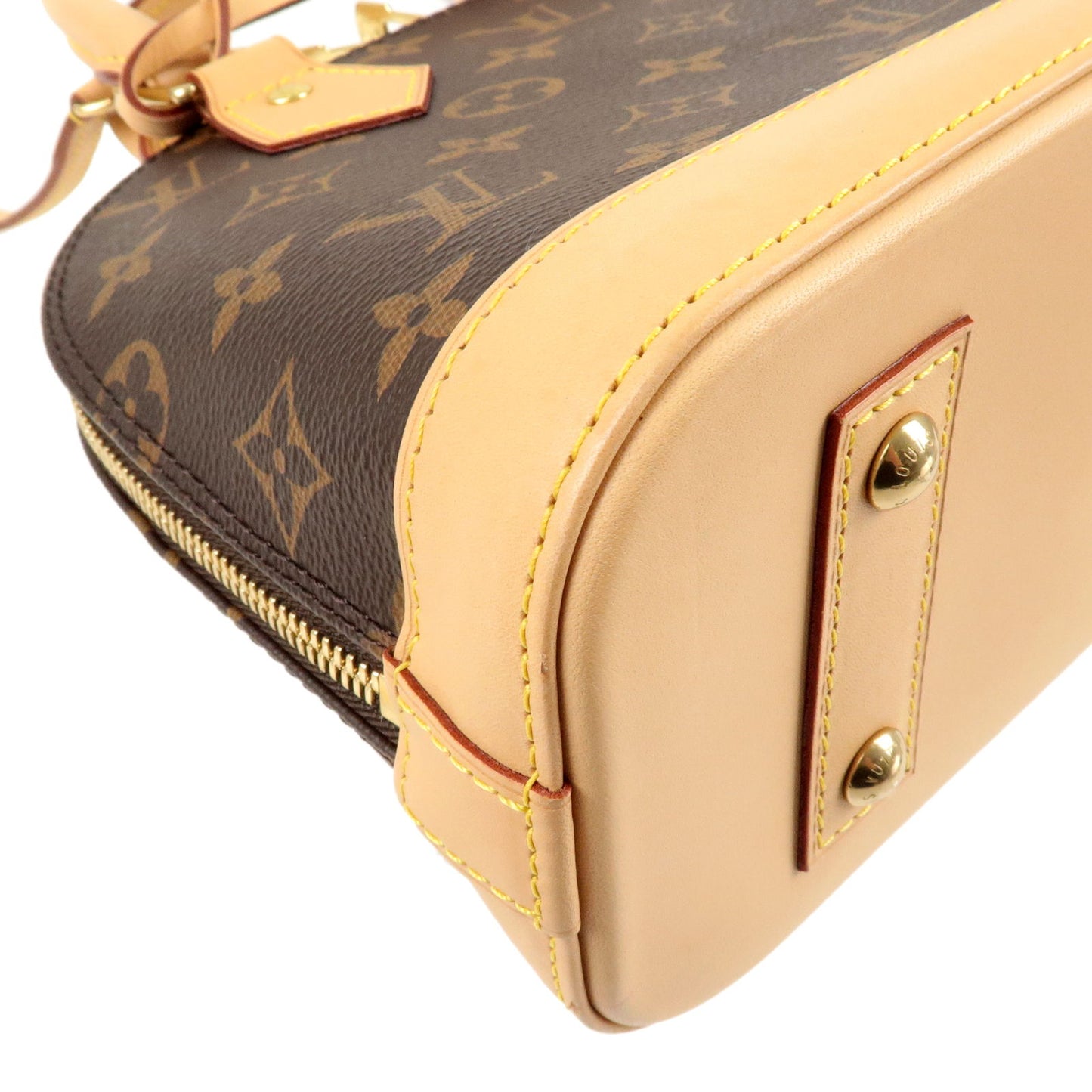 Louis Vuitton Monogram Alma BB 2Way Hand Bag M53152