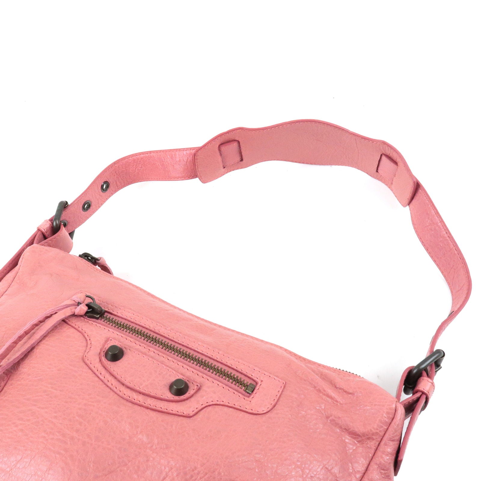 BALENCIAGA-Leather-The-Getaway-One-Shoulder-Bag-Pink-309935 –  dct-ep_vintage luxury Store