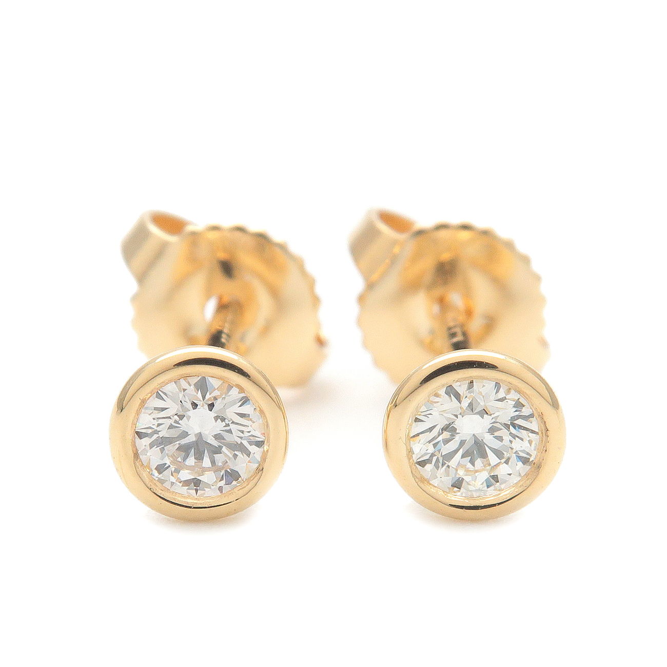 Tiffany&Co.-By-The-Yard-Diamond-Earrings-0.17ctx2-K18YG-750YG