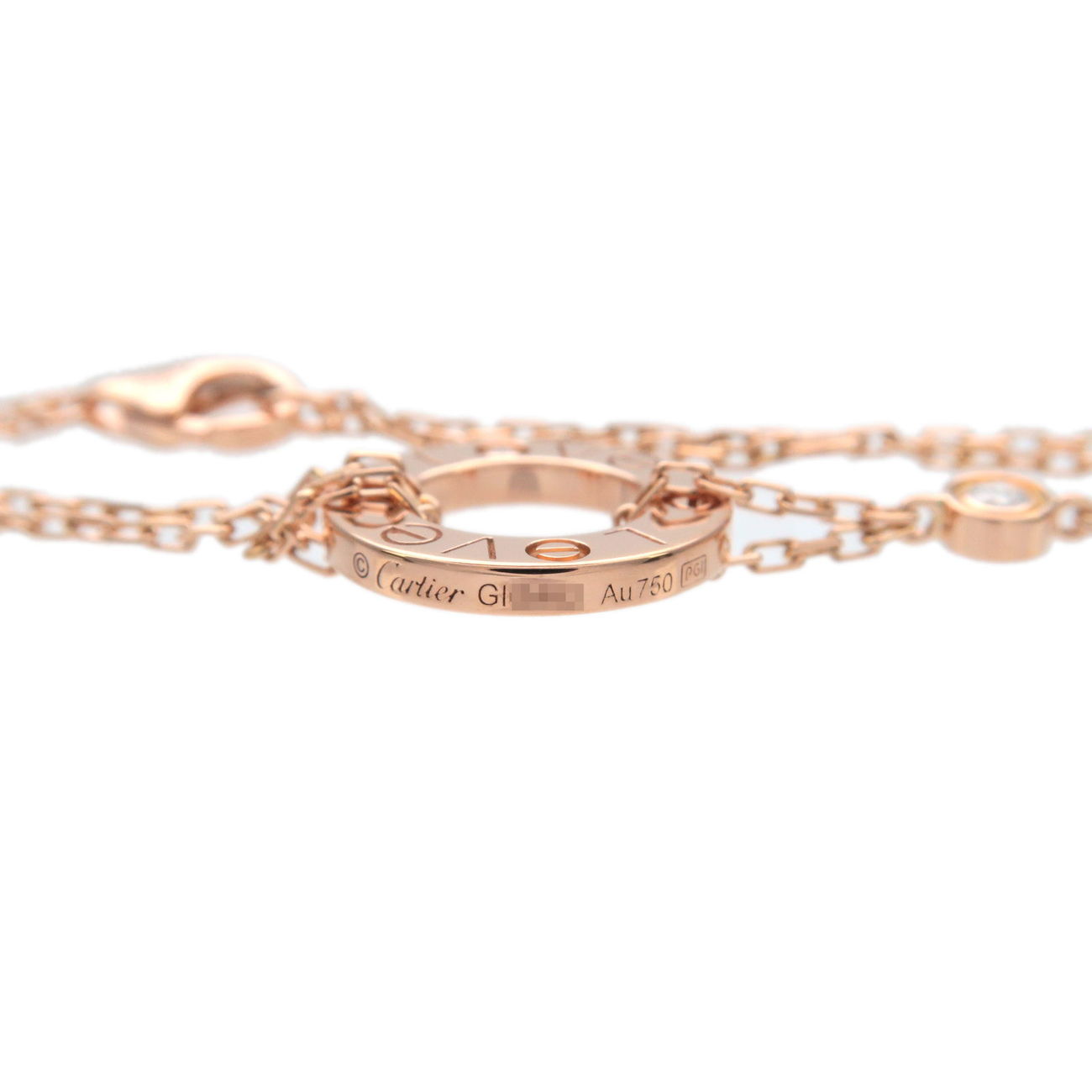 Cartier Love Bracelet SM Diamond 6P Bangle 18K Pink Gold 750 Size16  90199819 | eBay