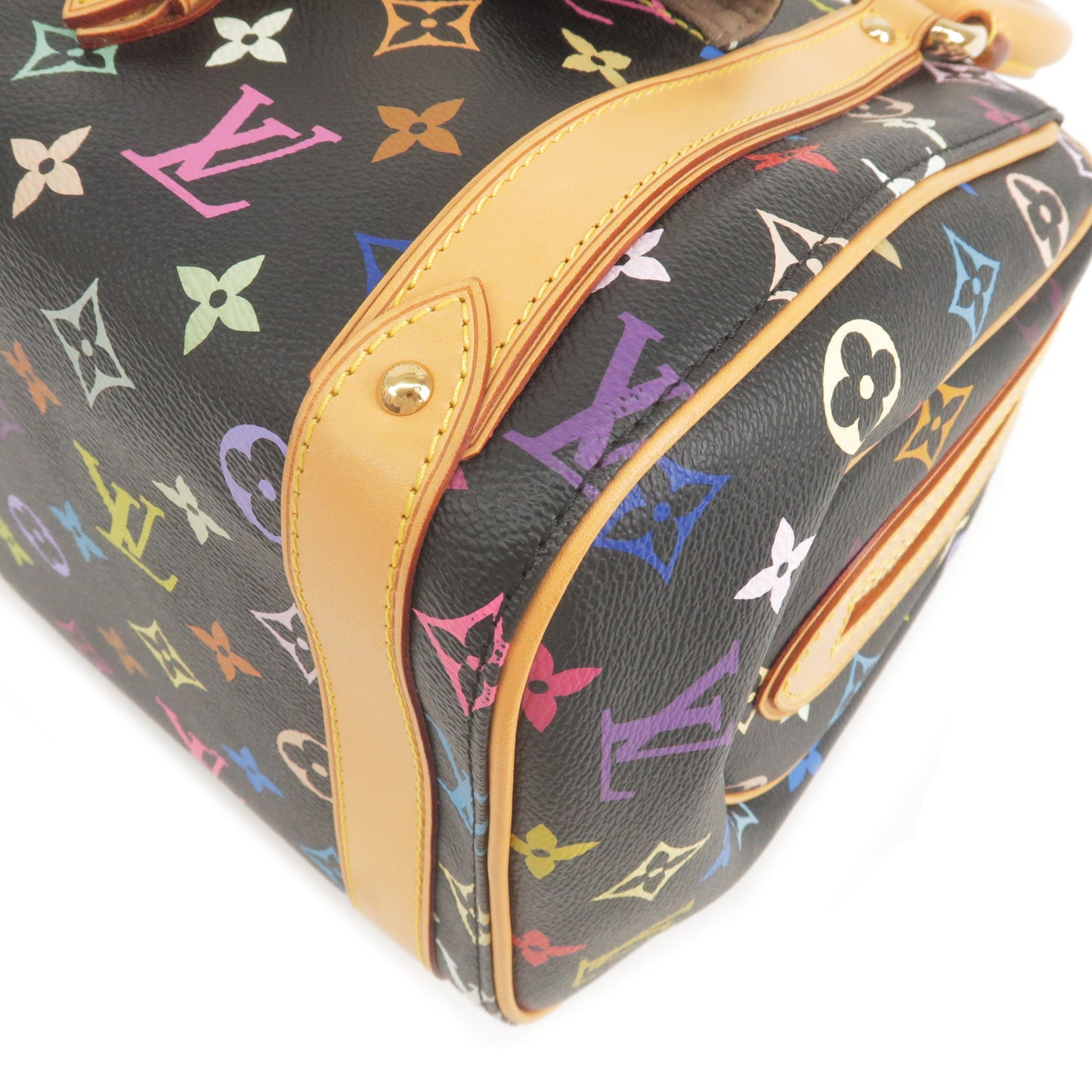 Louis Vuitton Monogram Multicolor Priscilla Hand Bag Noir M40097
