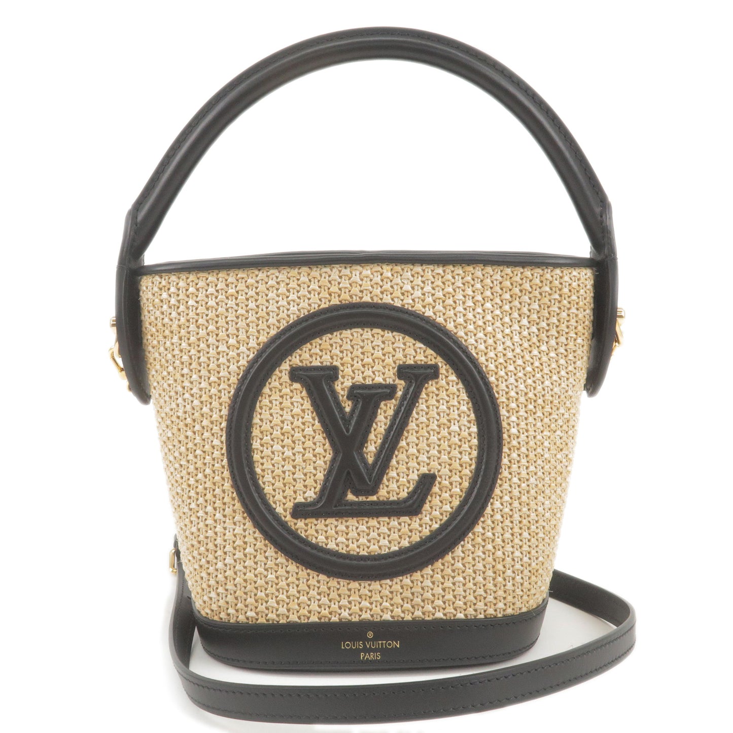 Louis-Vuitton-Petit-Bucket-2Way-Hand-Bag-Noir-Black-M59961