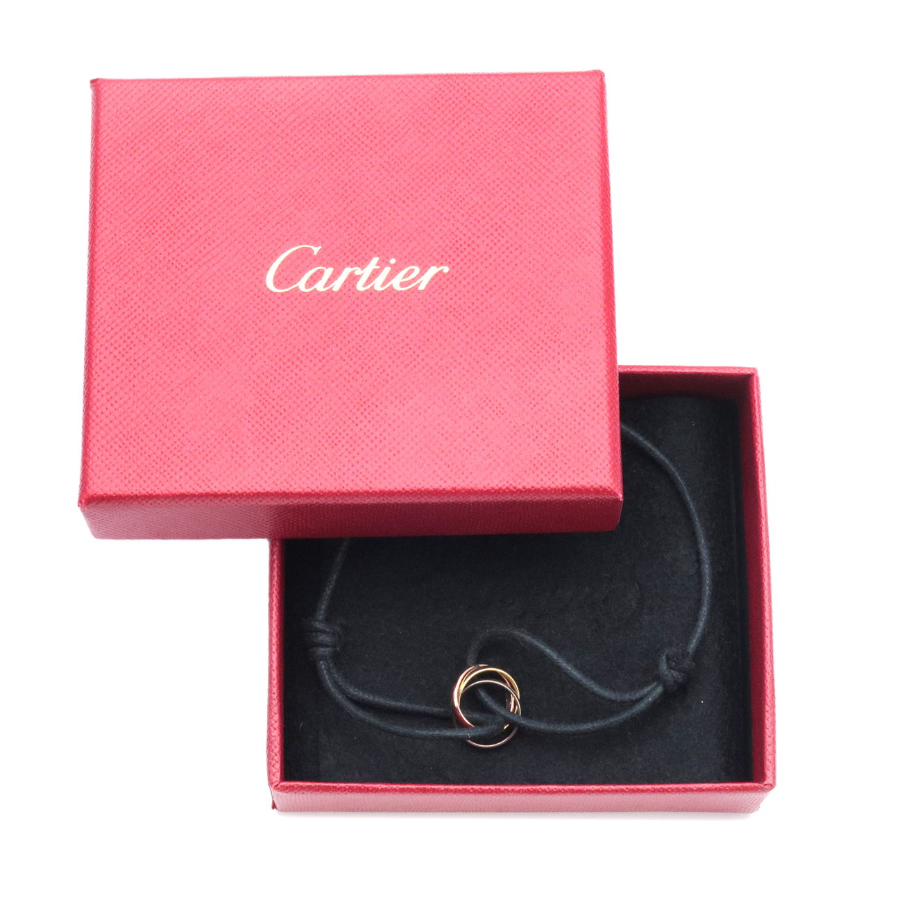 Cartier Trinity Cord Bracelet K18 750YG/WG/PG