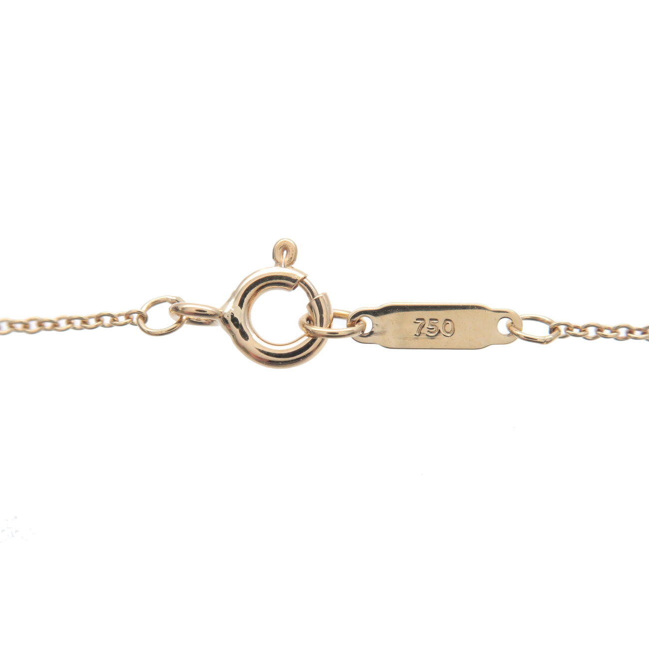 Tiffany & Co. Return to Tiffany Heart Tag Necklace K18 Yellow Gold